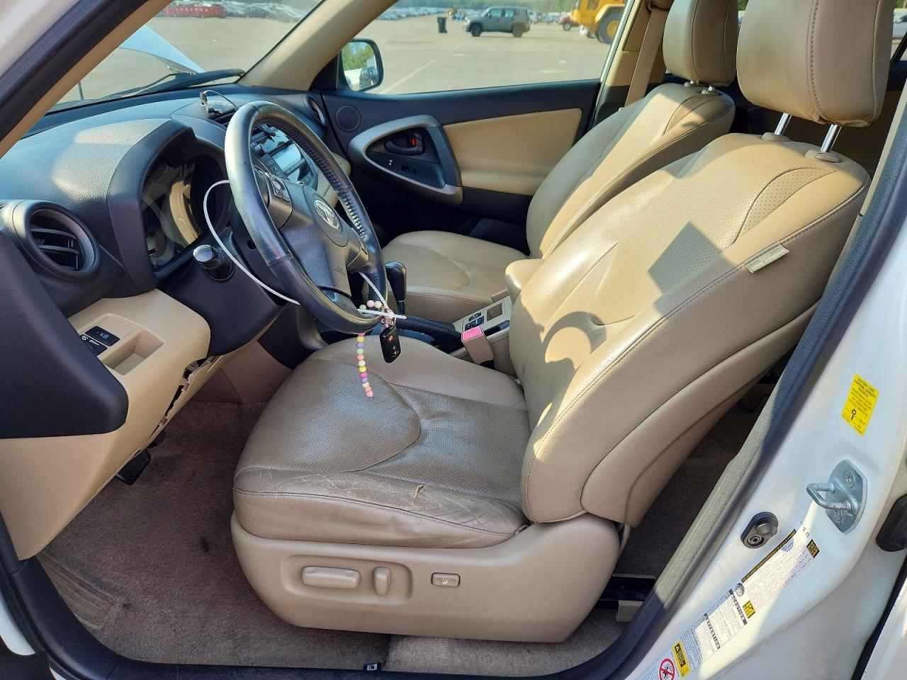 2010 Toyota Rav4 Limited White vin: JTMDF4DVXA5020791