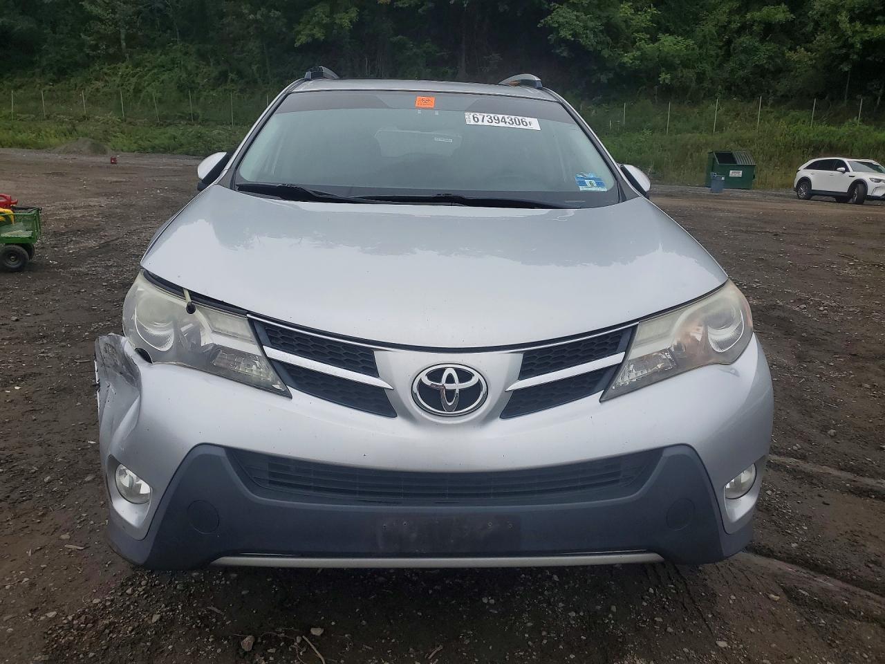 2013 Toyota Rav4 Limited Silver vin: JTMDFREV0DD010924