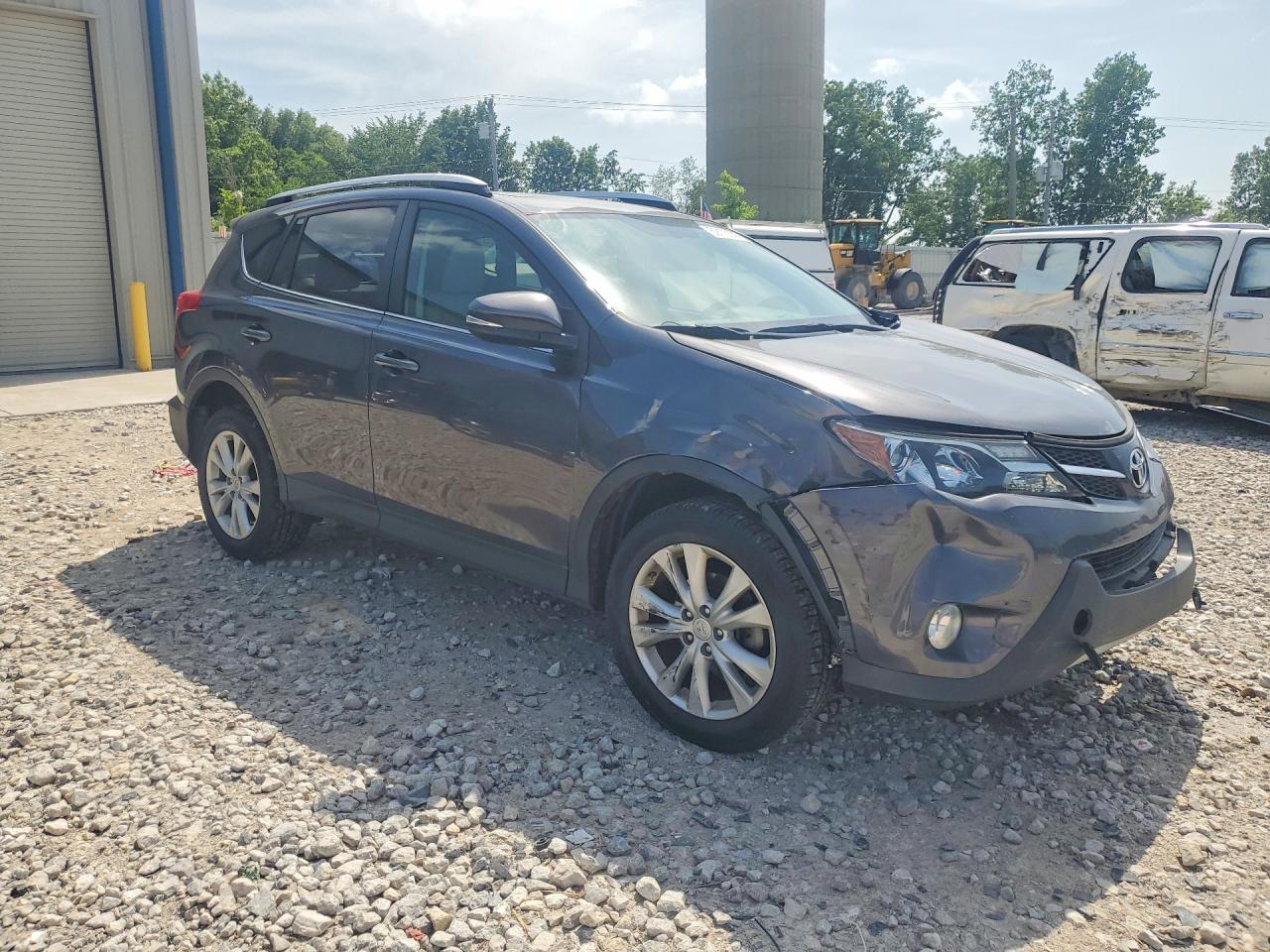 2014 Toyota Rav4 Limited Blue vin: JTMDFREV0EJ010473