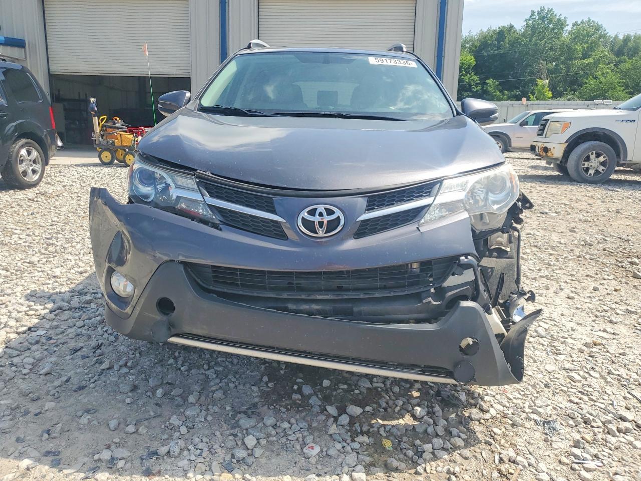 2014 Toyota Rav4 Limited Blue vin: JTMDFREV0EJ010473
