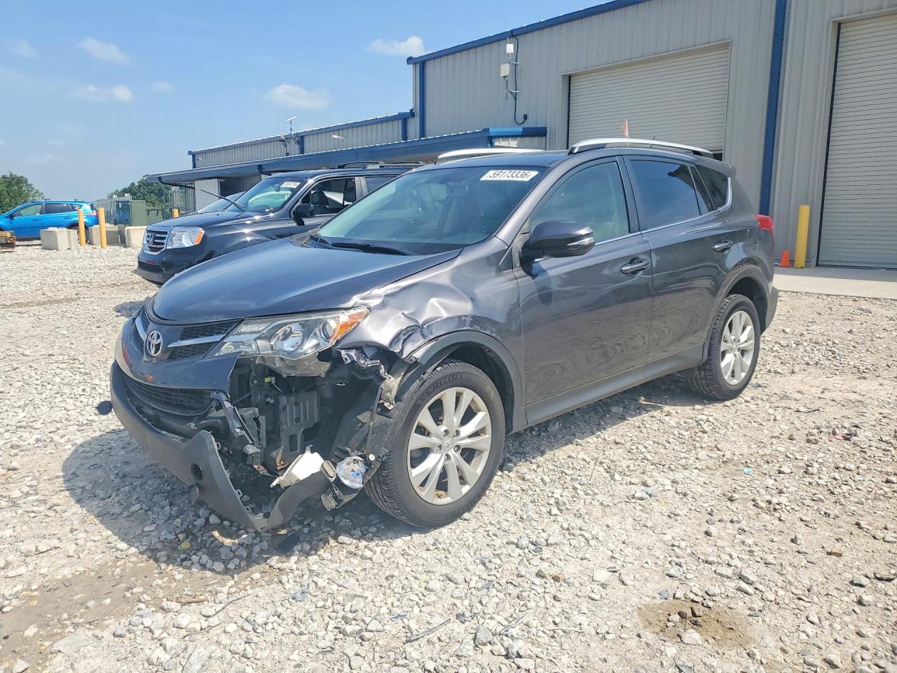 2014 Toyota Rav4 Limited Blue vin: JTMDFREV0EJ010473