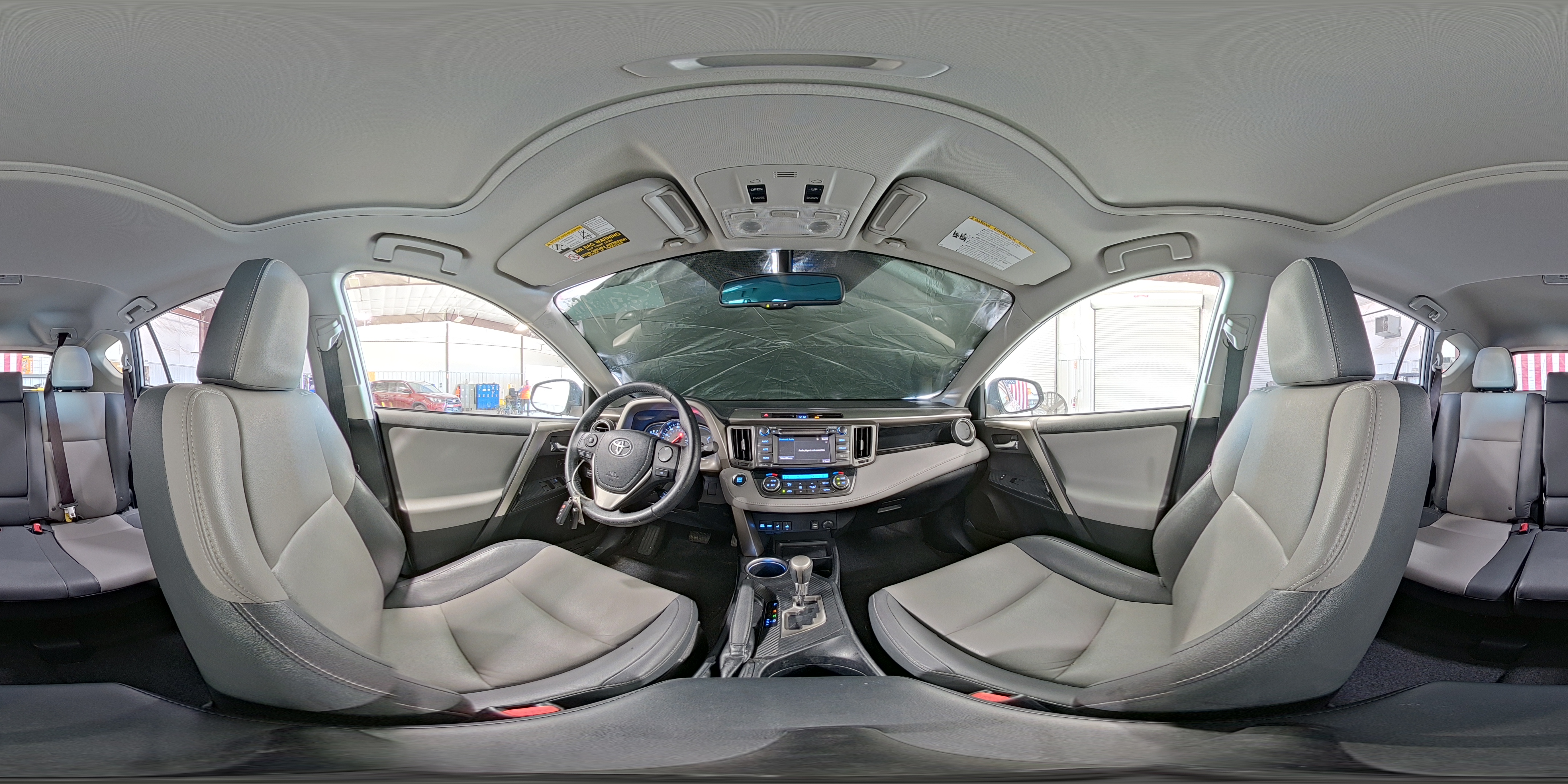 2015 Toyota Rav4 Limited White vin: JTMDFREV0FD163645
