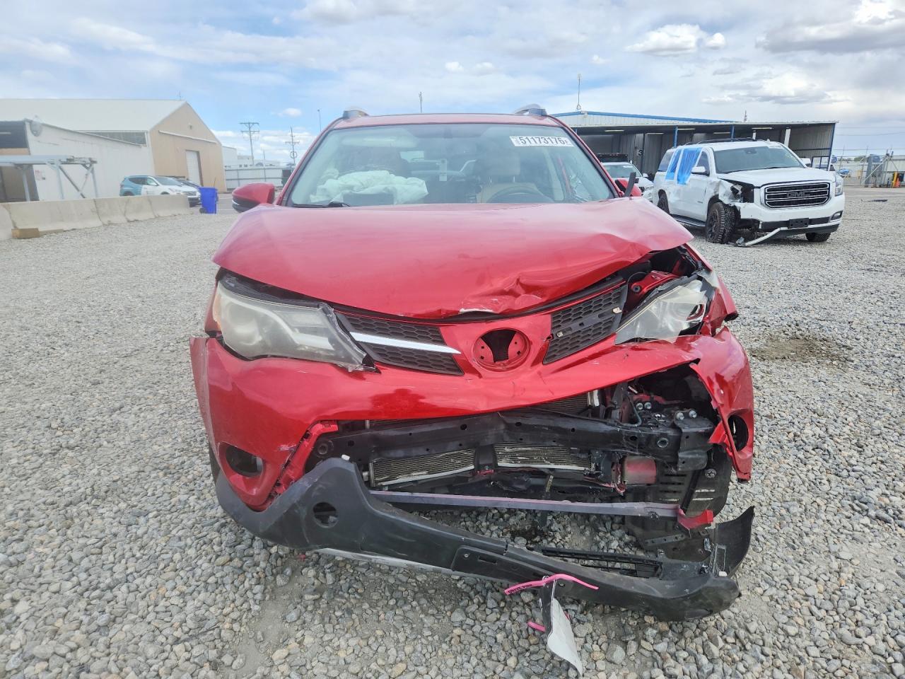 2015 Toyota Rav4 Limited Red vin: JTMDFREV0FD167159