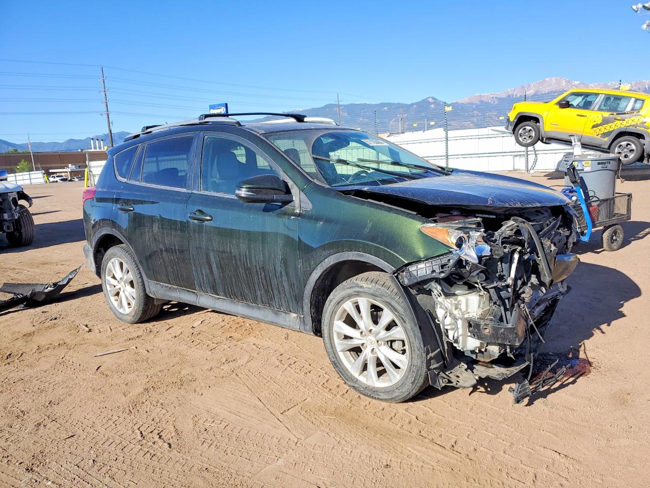 2013 Toyota Rav4 Limited Green vin: JTMDFREV1D5009162