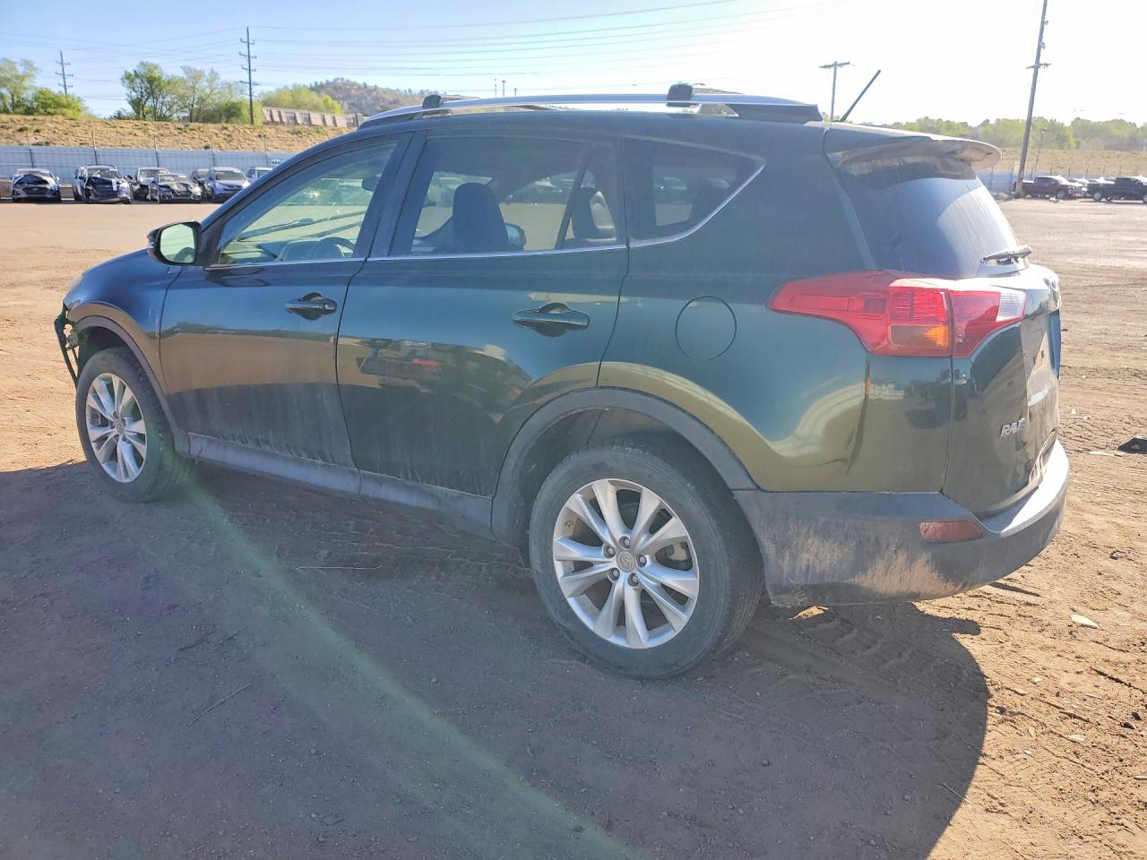 2013 Toyota Rav4 Limited Green vin: JTMDFREV1D5009162