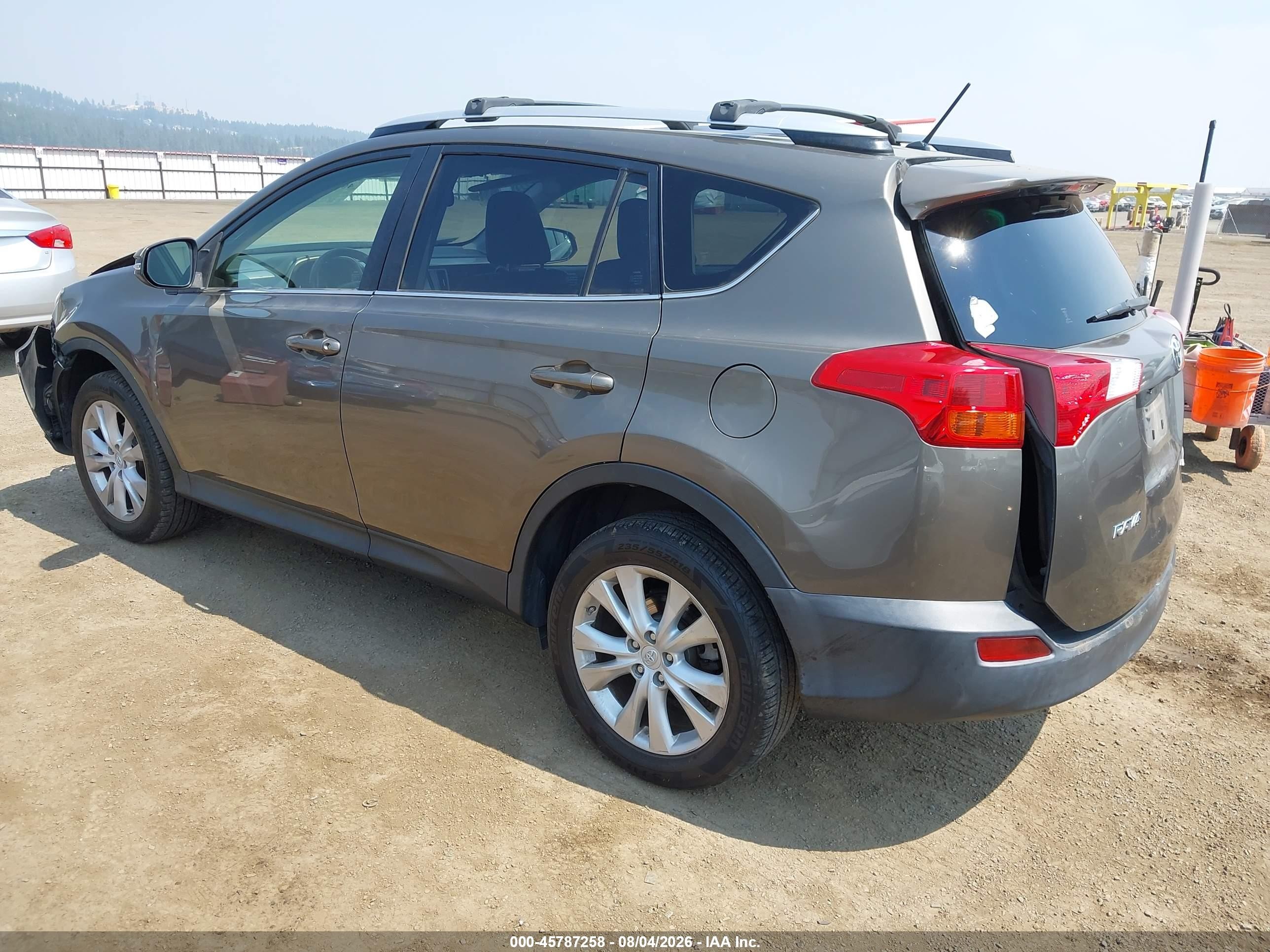 2013 Toyota Rav4 Limited Gray vin: JTMDFREV1D5022025
