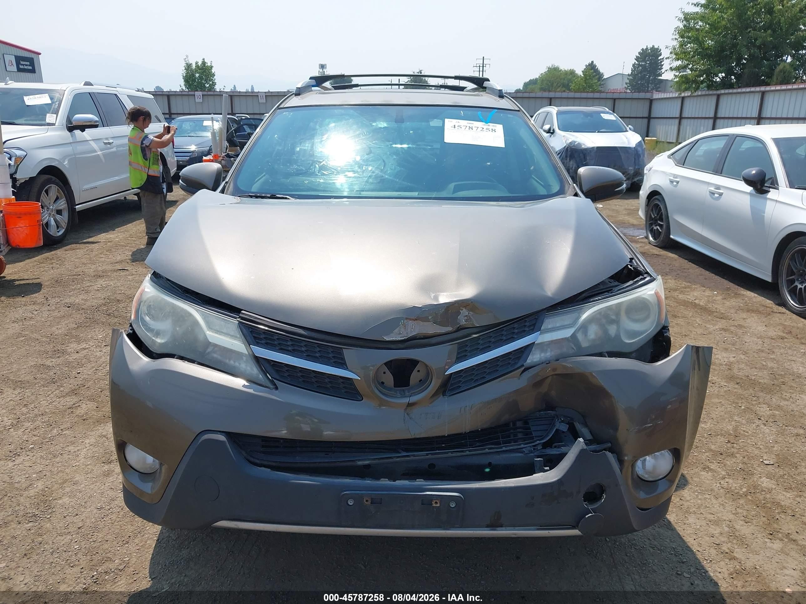 2013 Toyota Rav4 Limited Gray vin: JTMDFREV1D5022025