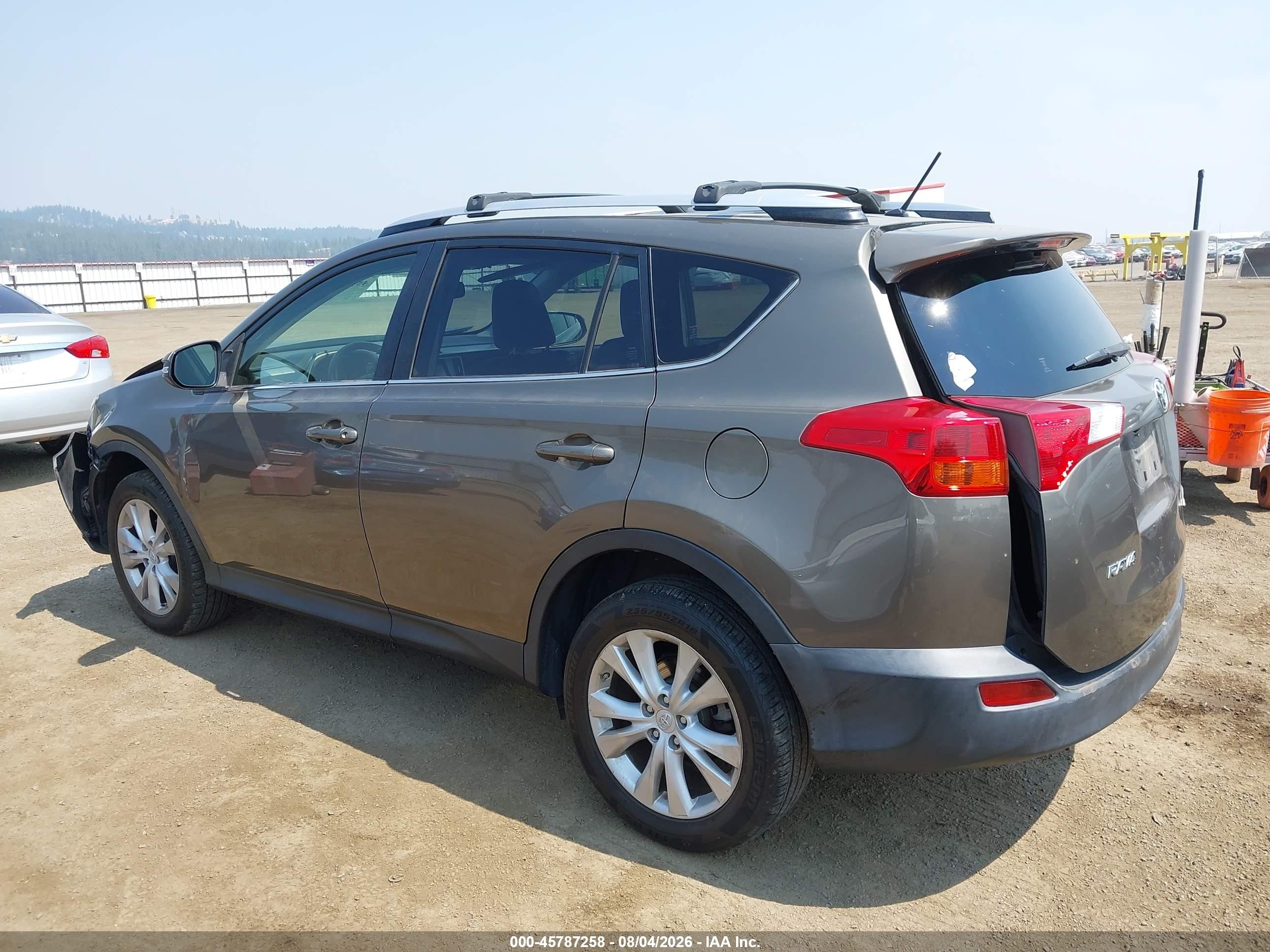 2013 Toyota Rav4 Limited Gray vin: JTMDFREV1D5022025