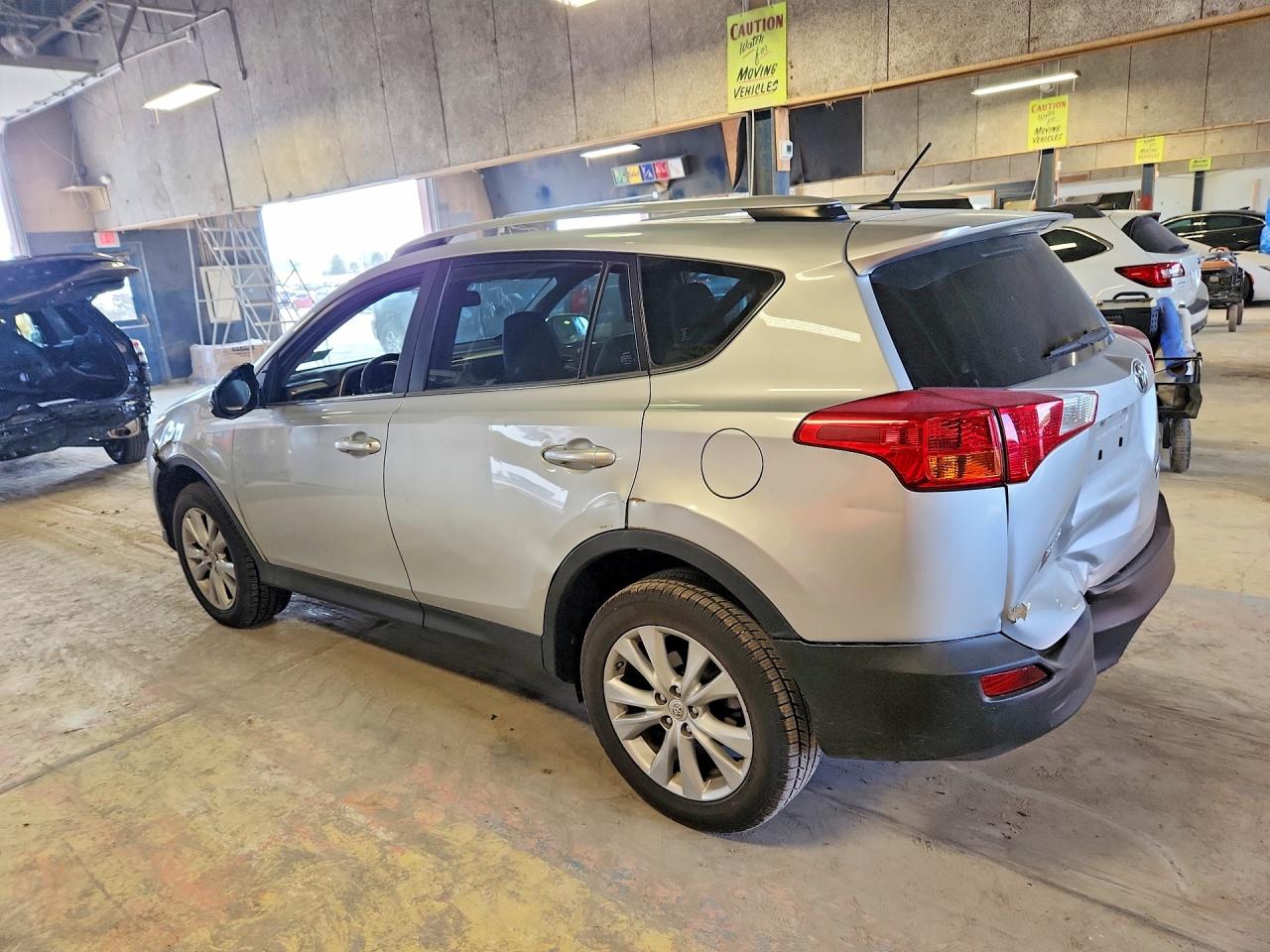 2014 Toyota Rav4 Limited Silver vin: JTMDFREV1ED080613