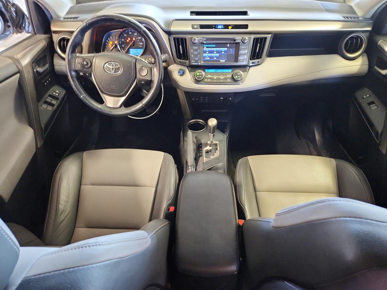 2014 Toyota Rav4 Limited Silver vin: JTMDFREV1ED080613