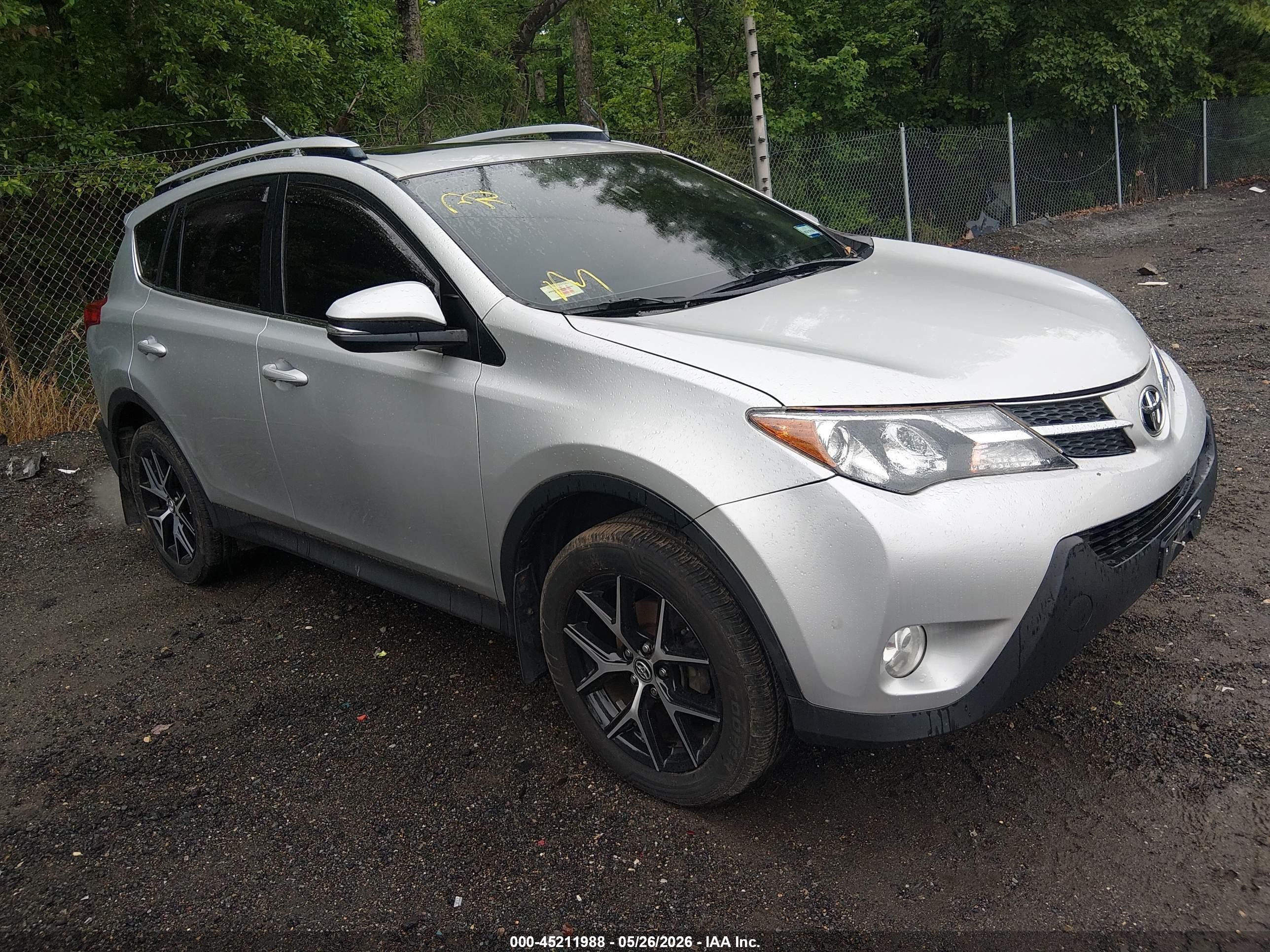 2014 Toyota Rav4 Limited Silver vin: JTMDFREV1ED083950