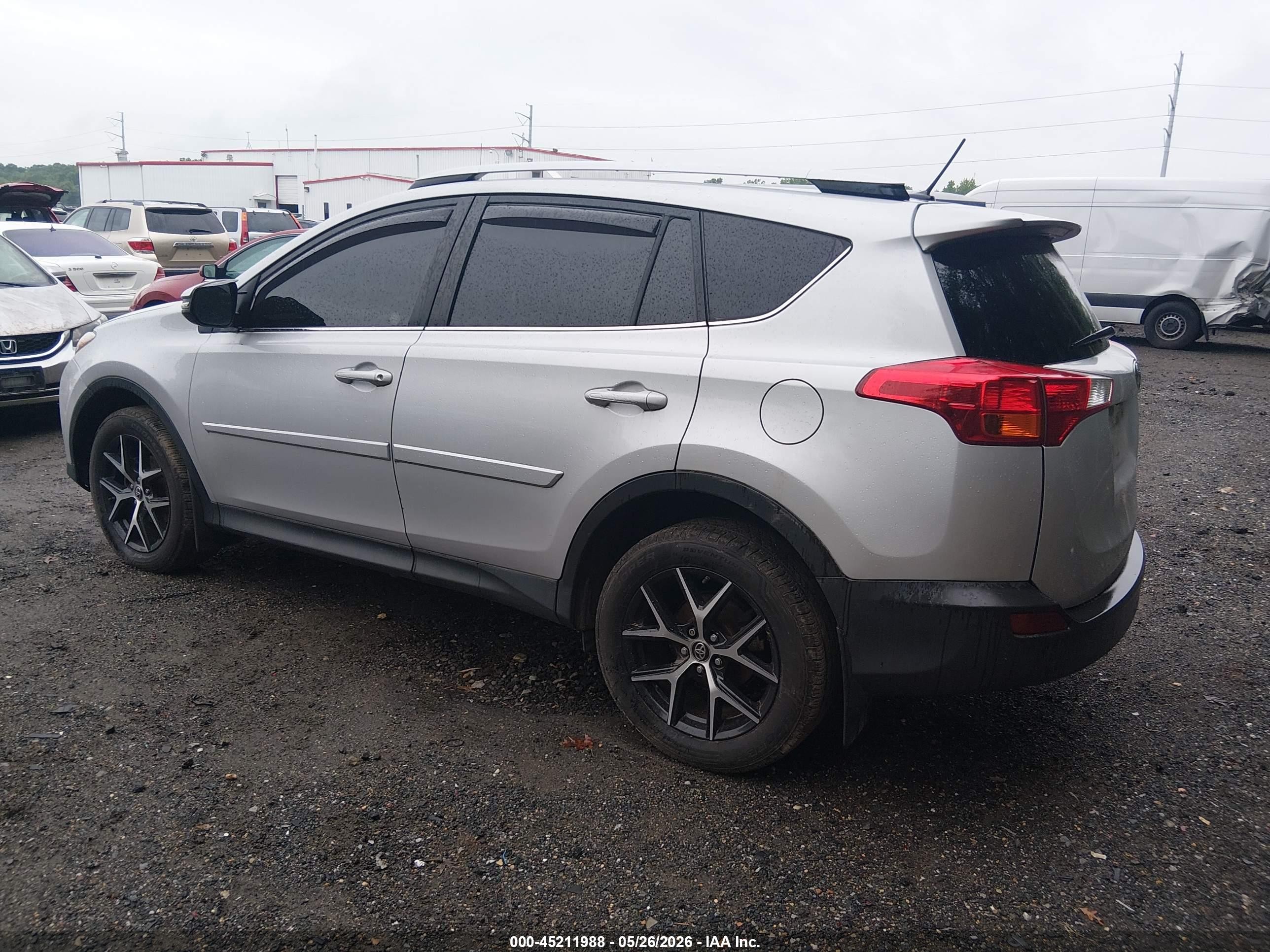2014 Toyota Rav4 Limited Silver vin: JTMDFREV1ED083950