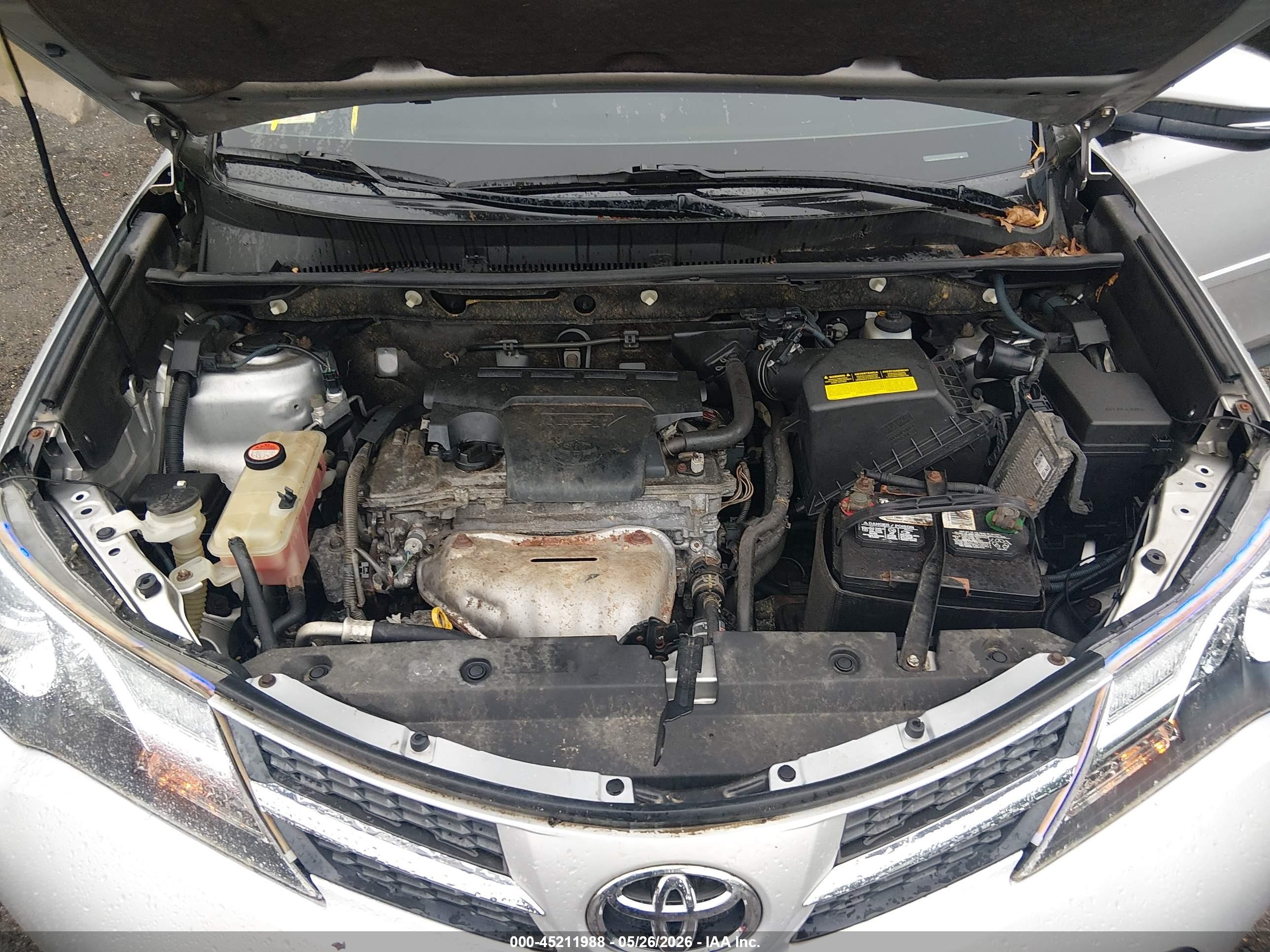 2014 Toyota Rav4 Limited Silver vin: JTMDFREV1ED083950