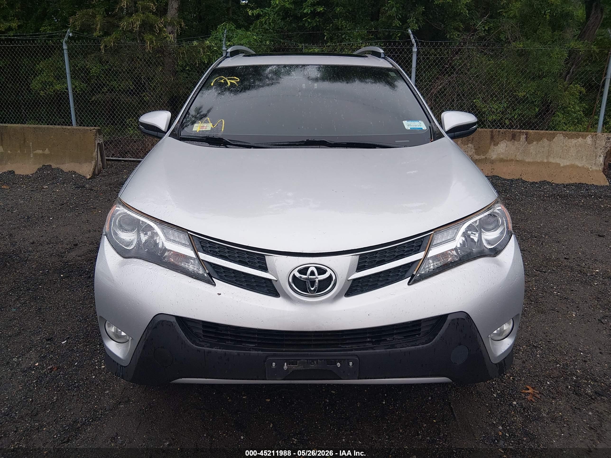 2014 Toyota Rav4 Limited Silver vin: JTMDFREV1ED083950