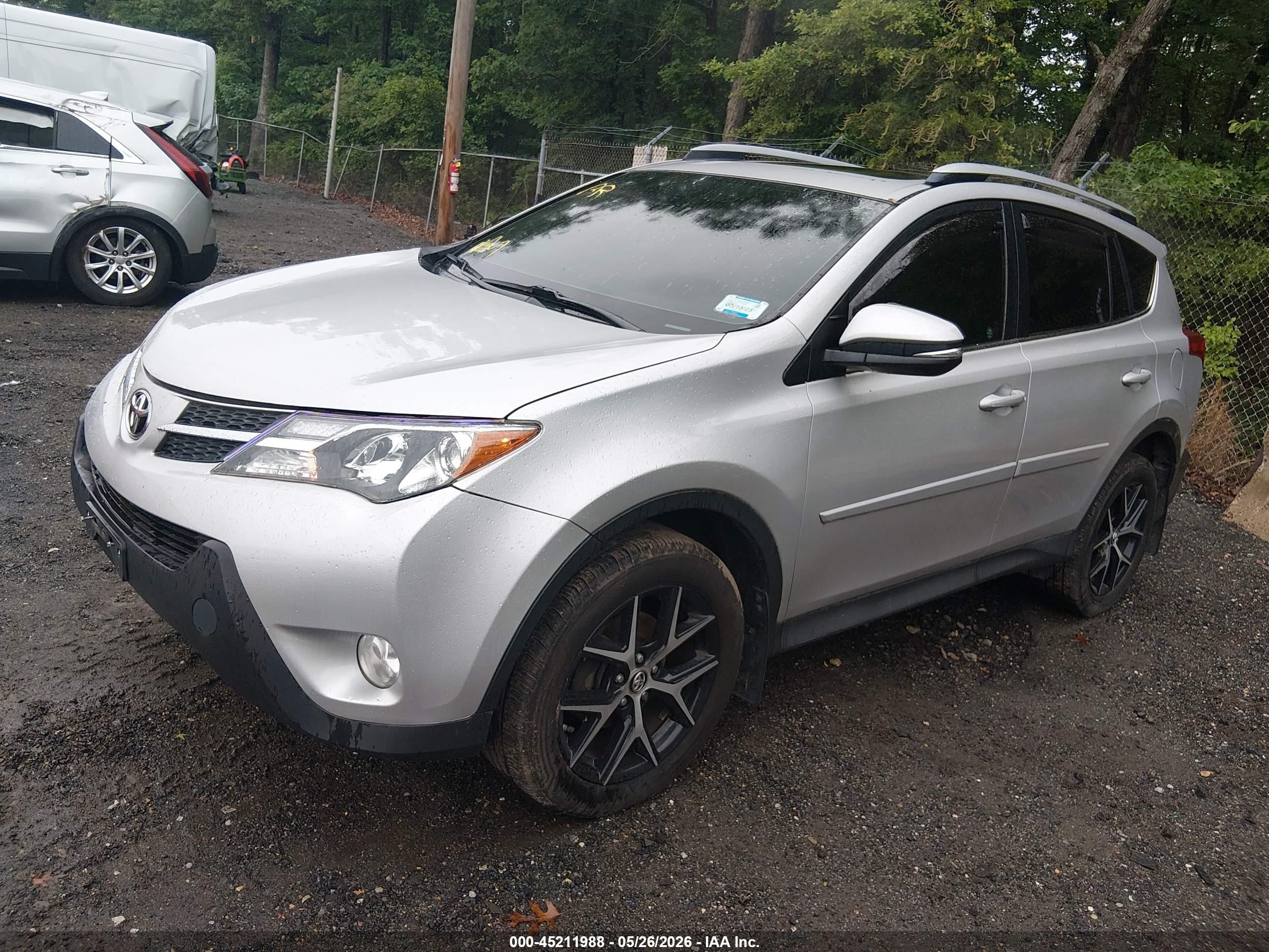 2014 Toyota Rav4 Limited Silver vin: JTMDFREV1ED083950