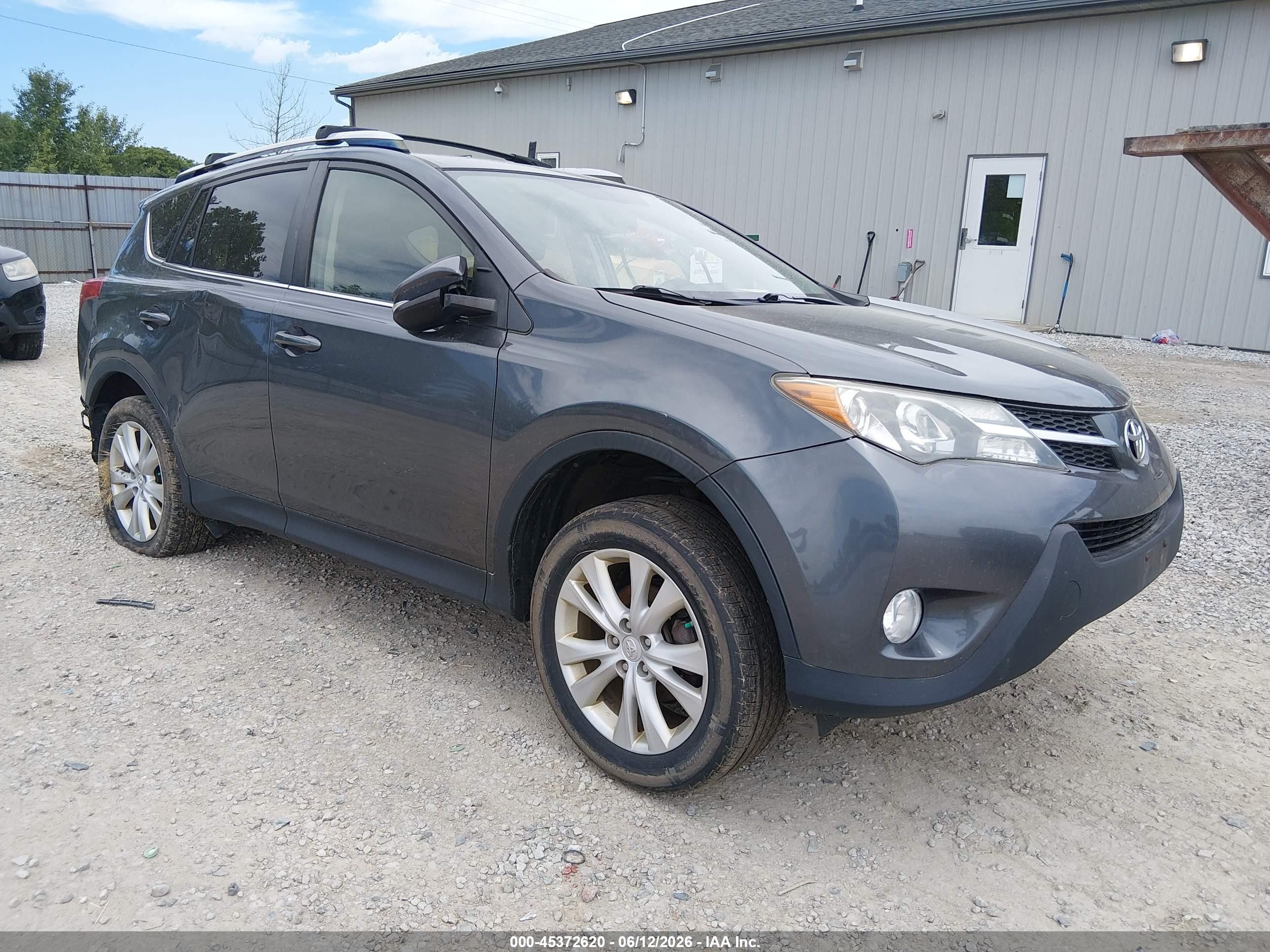 2014 Toyota Rav4 Limited Gray vin: JTMDFREV1EJ012880