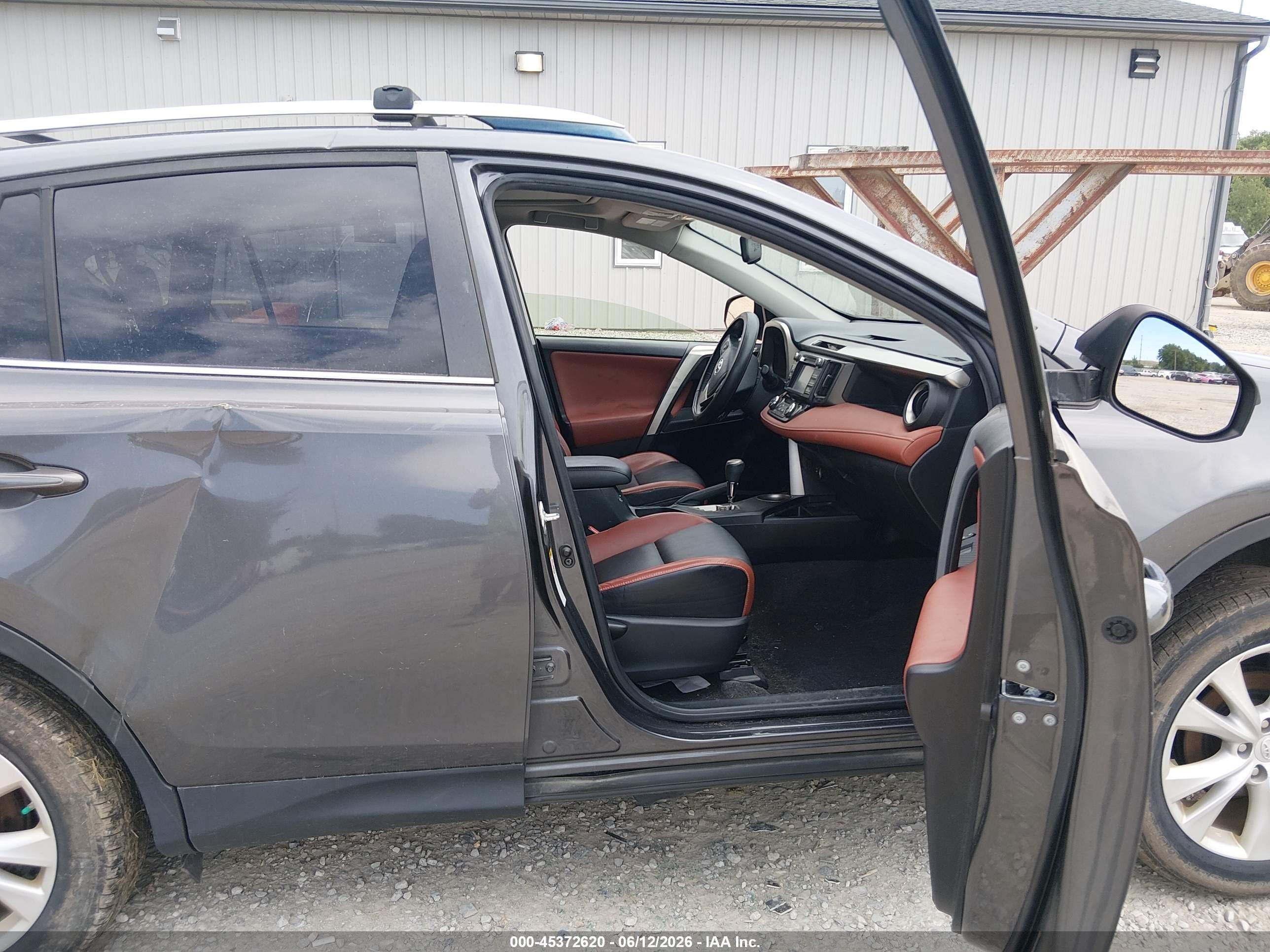 2014 Toyota Rav4 Limited Gray vin: JTMDFREV1EJ012880