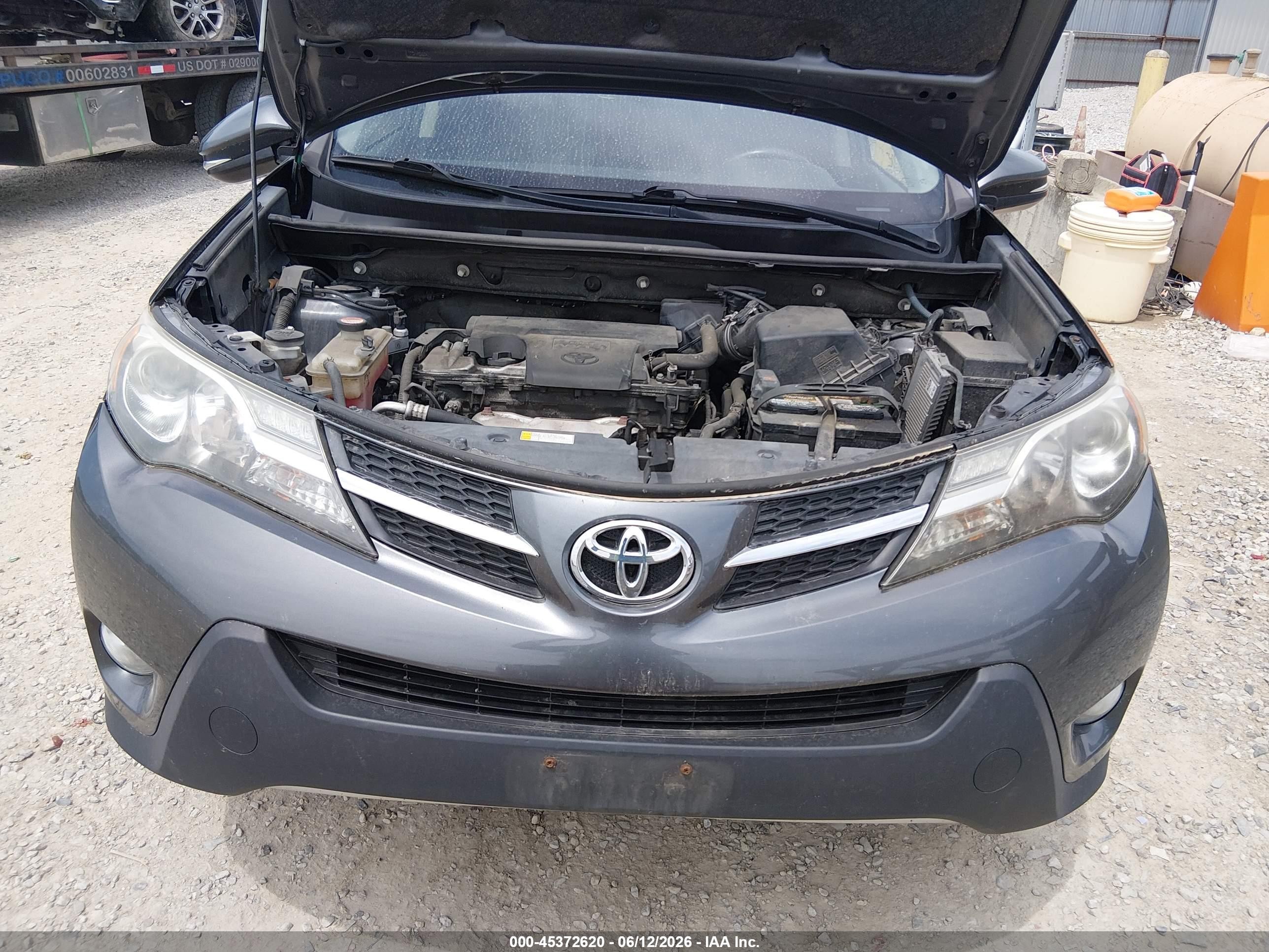 2014 Toyota Rav4 Limited Gray vin: JTMDFREV1EJ012880