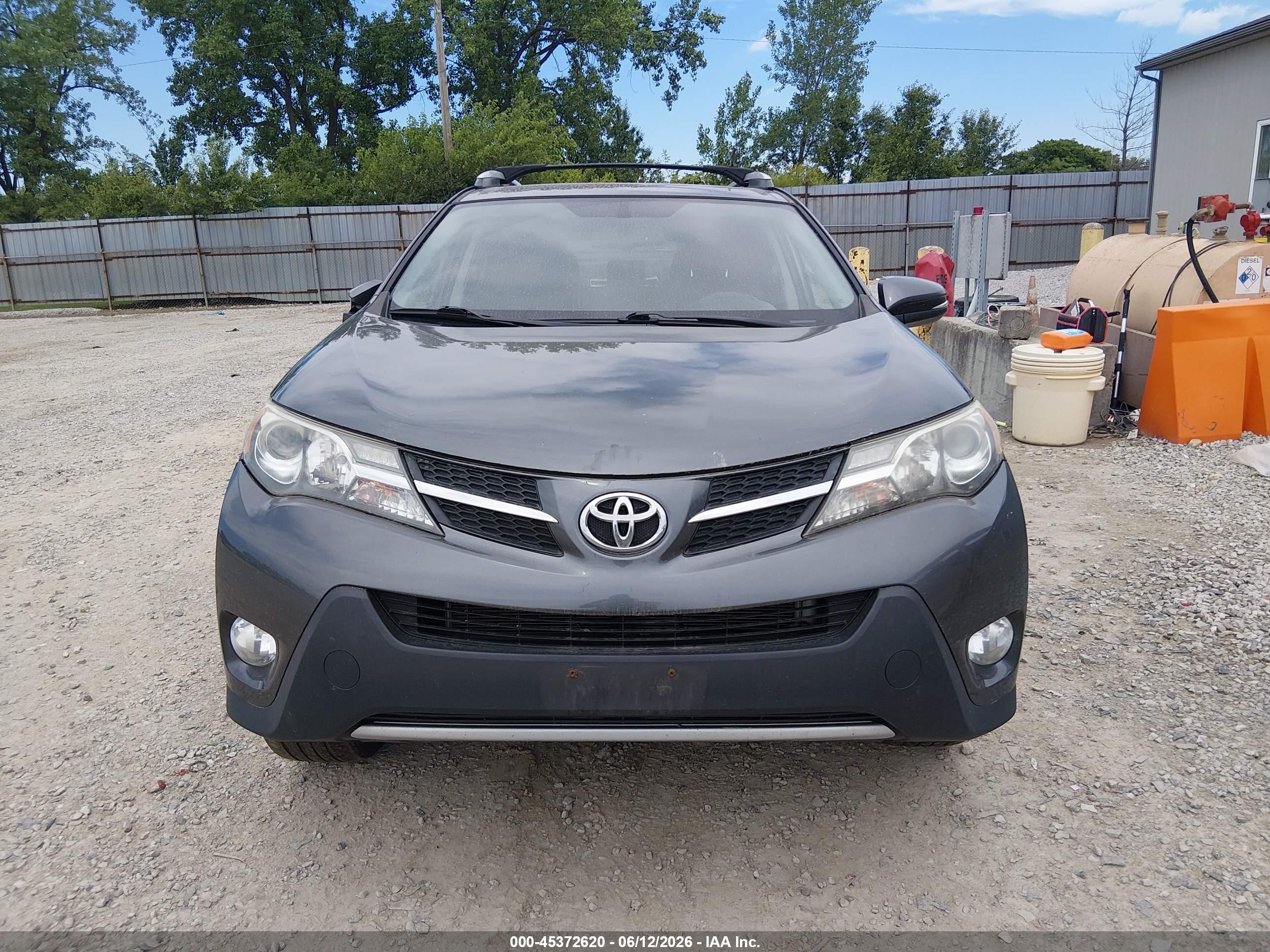 2014 Toyota Rav4 Limited Gray vin: JTMDFREV1EJ012880