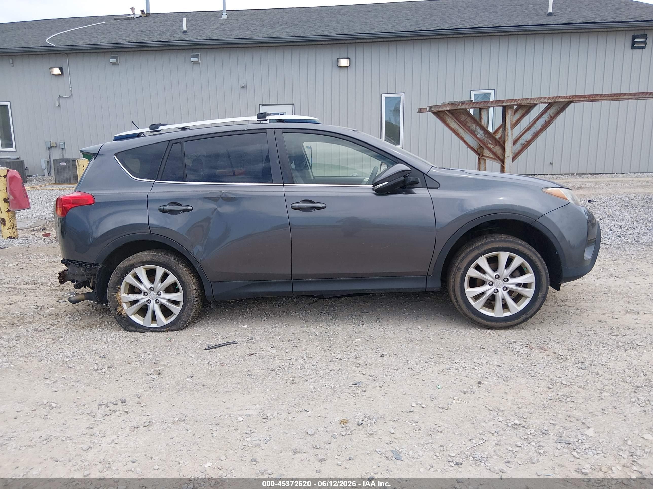 2014 Toyota Rav4 Limited Gray vin: JTMDFREV1EJ012880