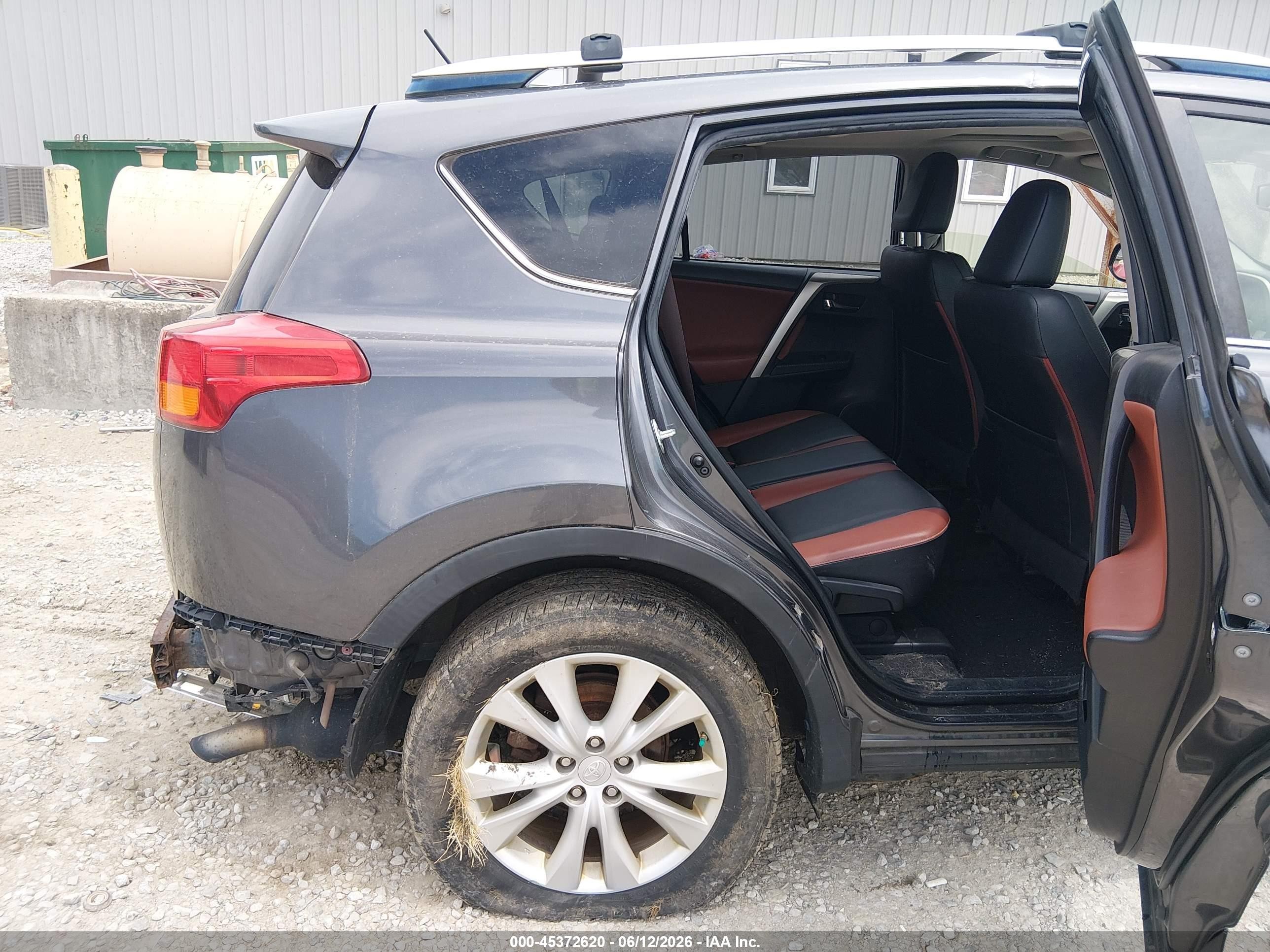 2014 Toyota Rav4 Limited Gray vin: JTMDFREV1EJ012880