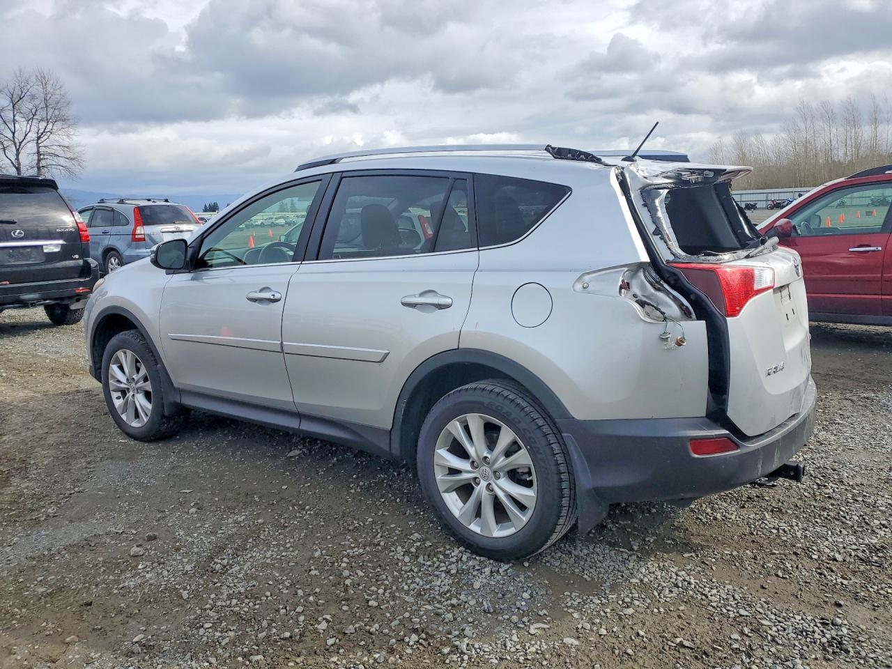 2013 Toyota Rav4 Limited Серебряный vin: JTMDFREV2D5010241