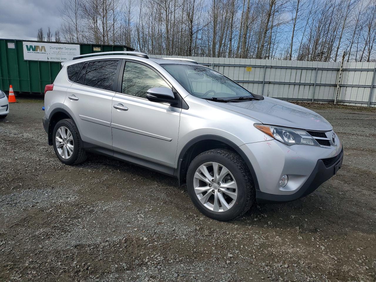 2013 Toyota Rav4 Limited Серебряный vin: JTMDFREV2D5010241