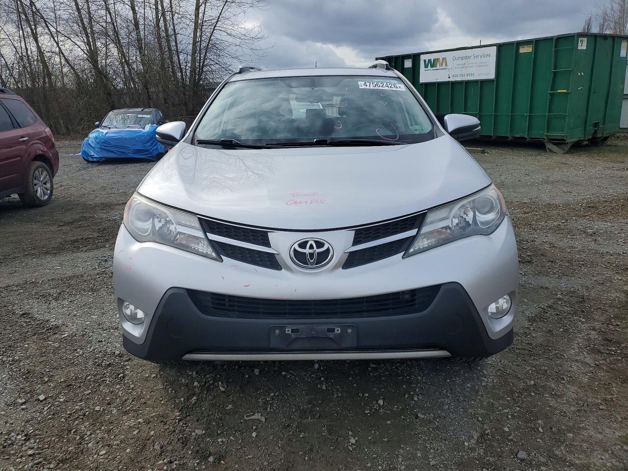 2013 Toyota Rav4 Limited Серебряный vin: JTMDFREV2D5010241