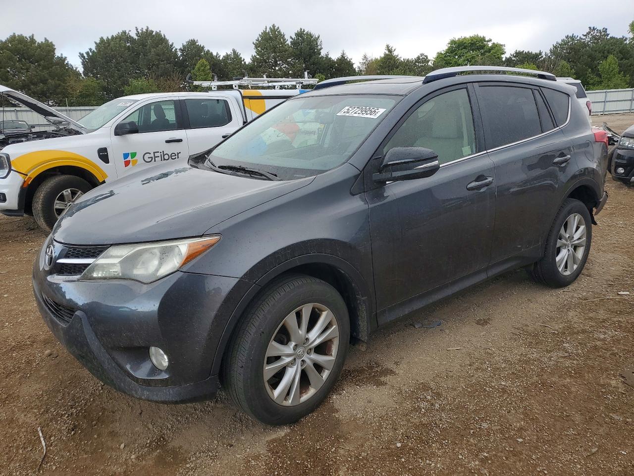 2014 Toyota Rav4 Limited Charcoal vin: JTMDFREV2ED054215