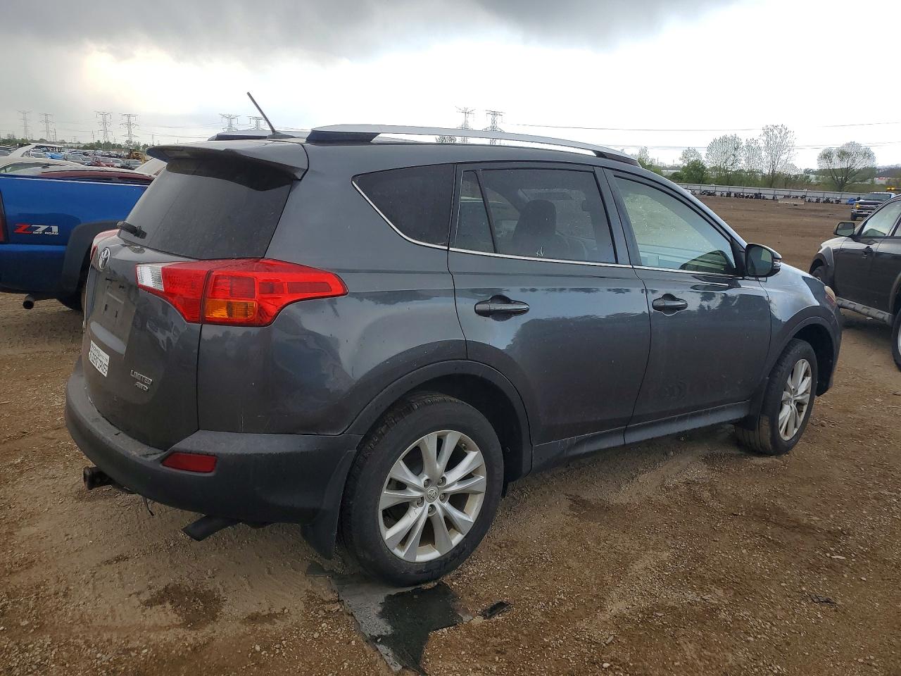 2014 Toyota Rav4 Limited Charcoal vin: JTMDFREV2ED054215