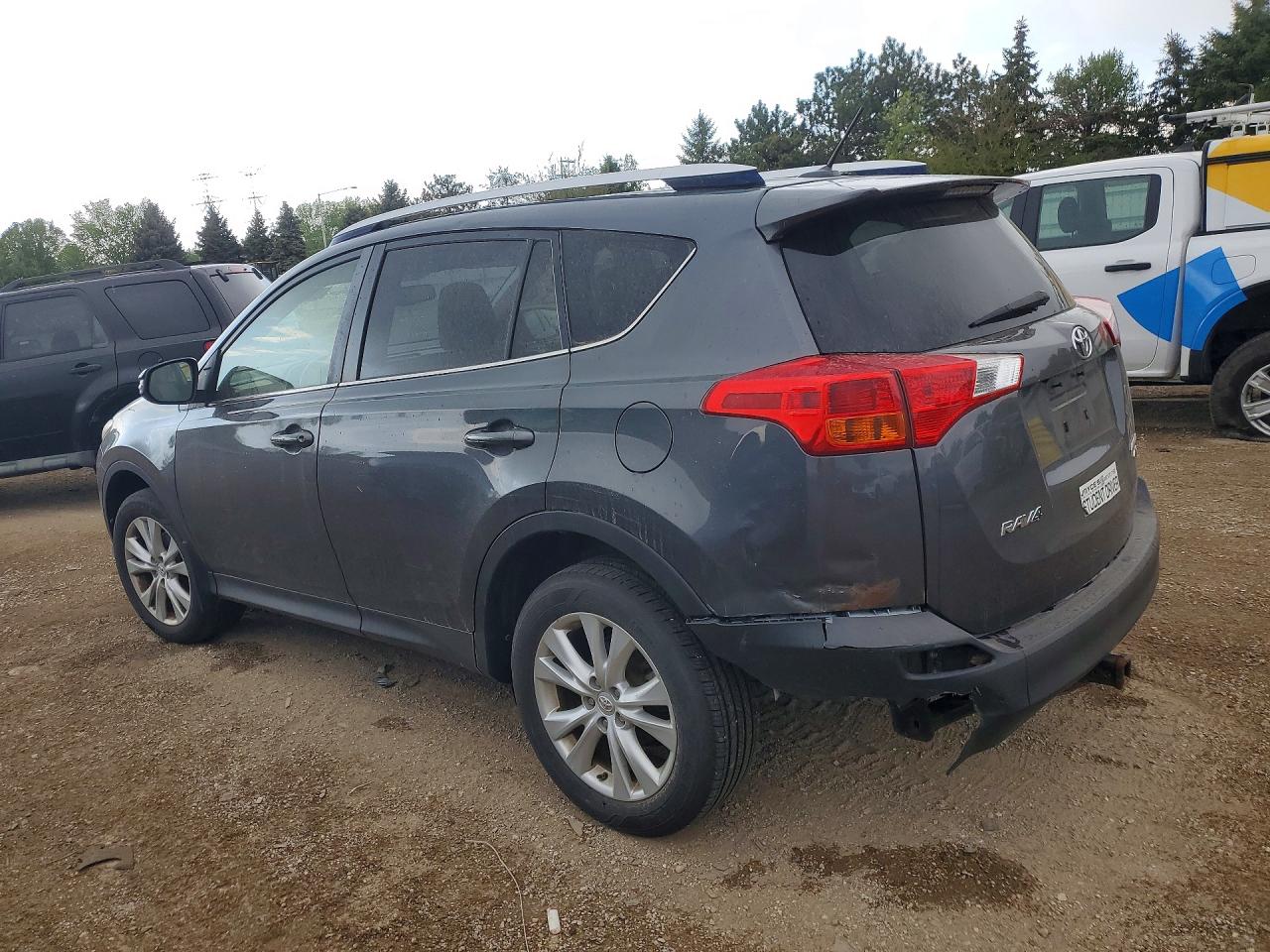 2014 Toyota Rav4 Limited Charcoal vin: JTMDFREV2ED054215