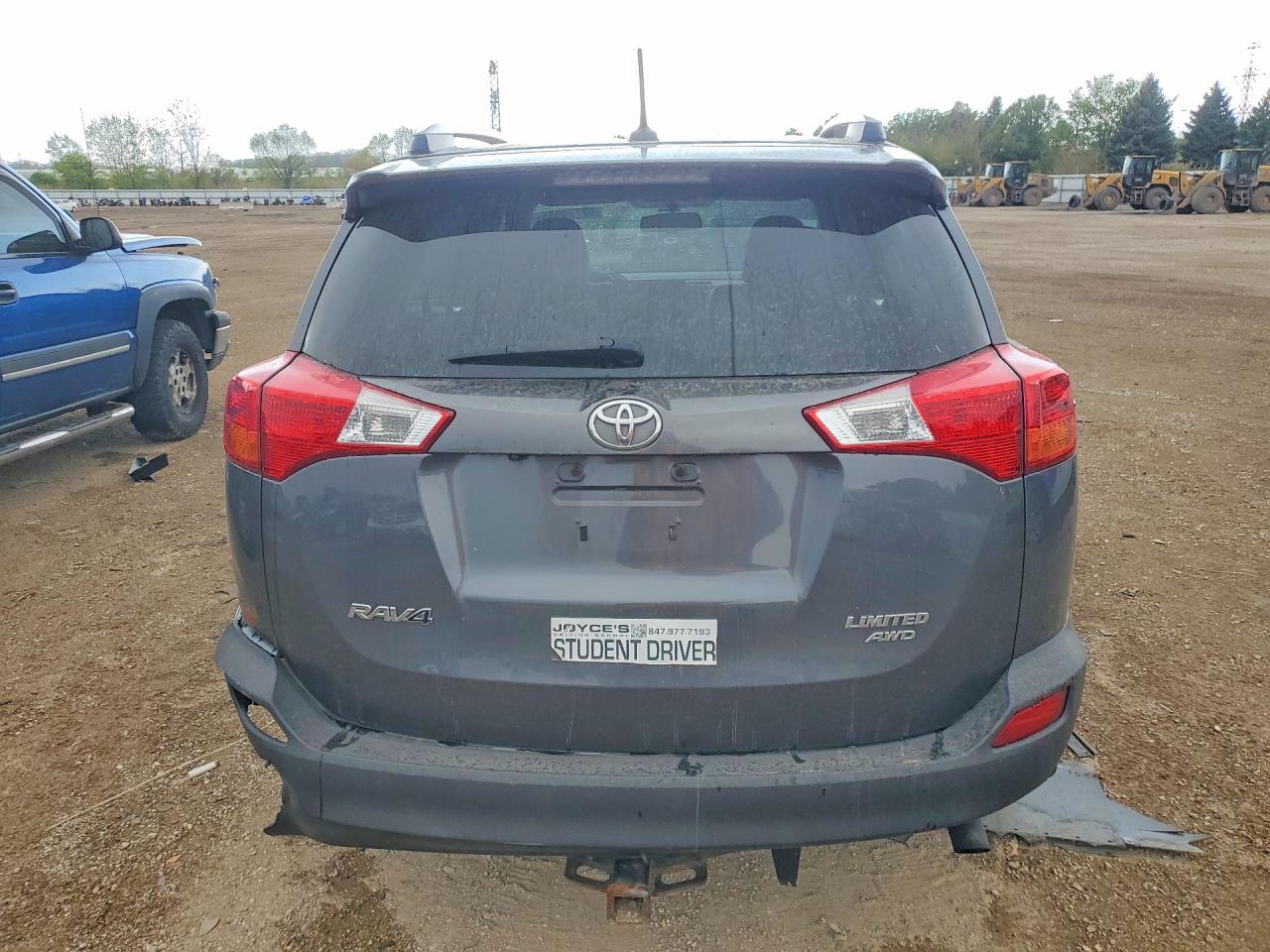 2014 Toyota Rav4 Limited Charcoal vin: JTMDFREV2ED054215