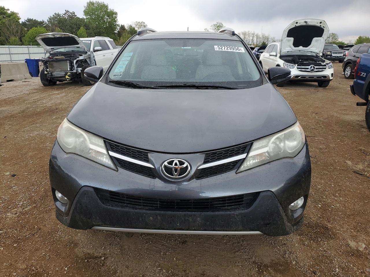 2014 Toyota Rav4 Limited Charcoal vin: JTMDFREV2ED054215