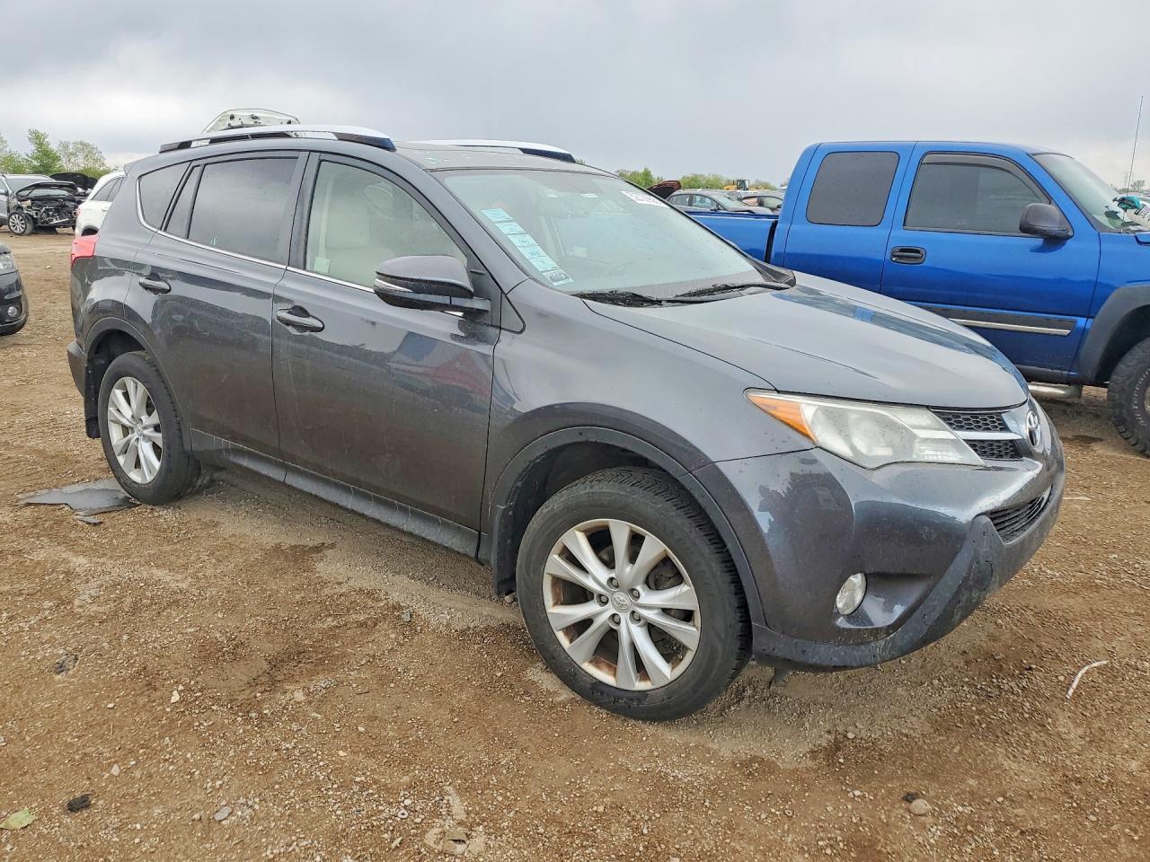 2014 Toyota Rav4 Limited Charcoal vin: JTMDFREV2ED054215