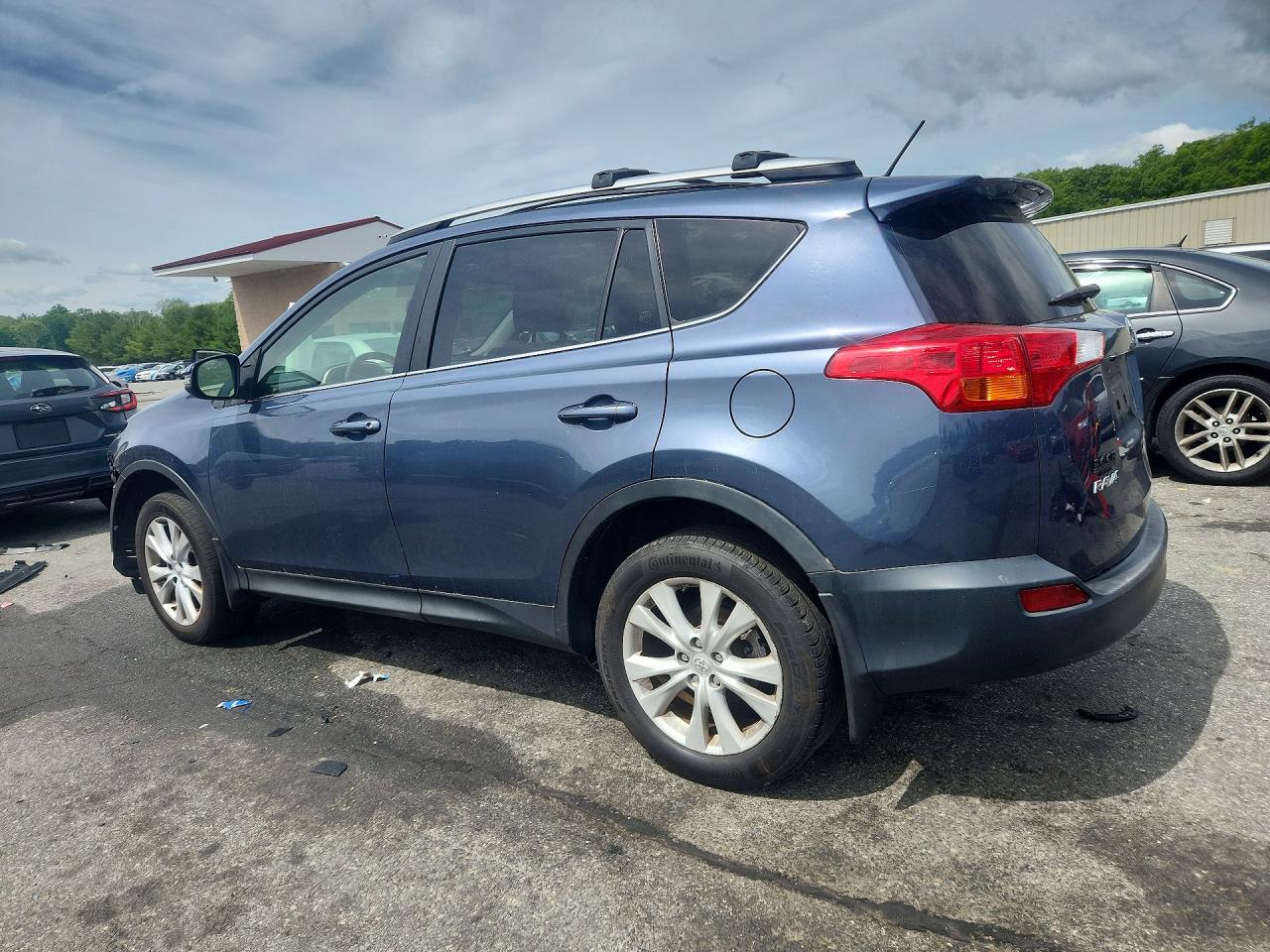 2014 Toyota Rav4 Limited Blue vin: JTMDFREV2ED086890