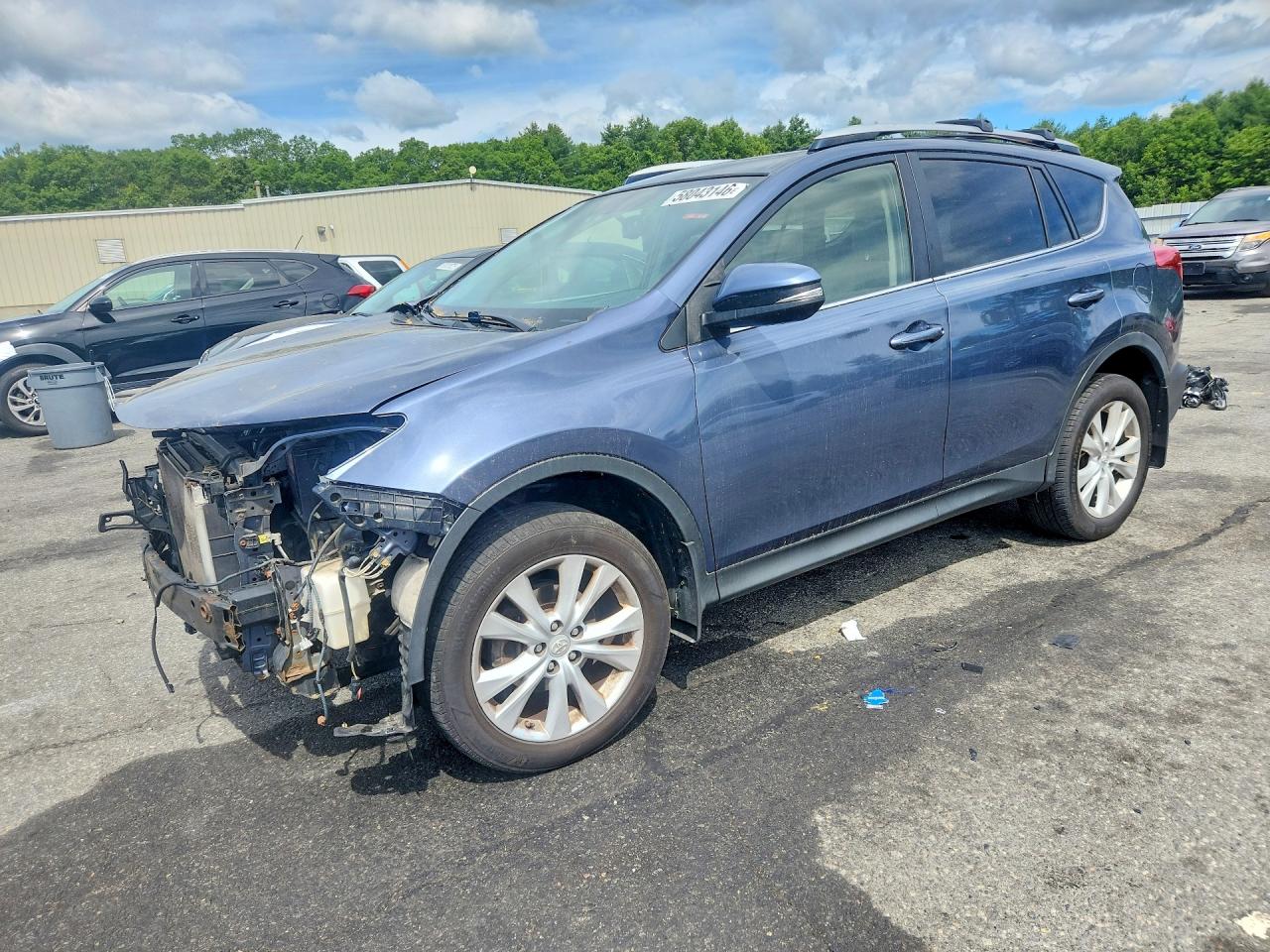 2014 Toyota Rav4 Limited Blue vin: JTMDFREV2ED086890