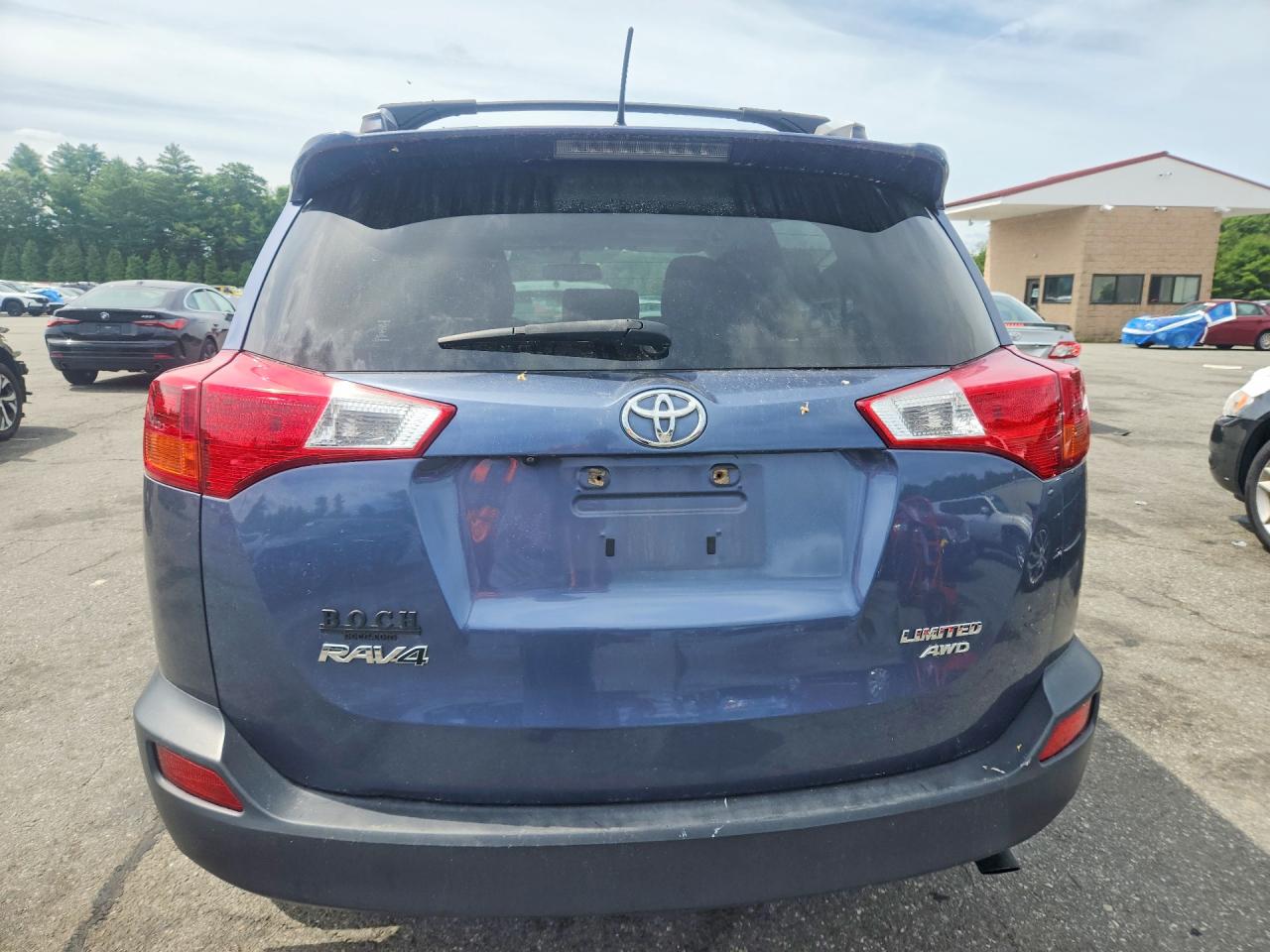 2014 Toyota Rav4 Limited Blue vin: JTMDFREV2ED086890