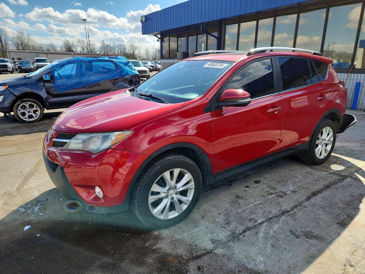 2015 Toyota Rav4 Limited Red vin: JTMDFREV2FD099110