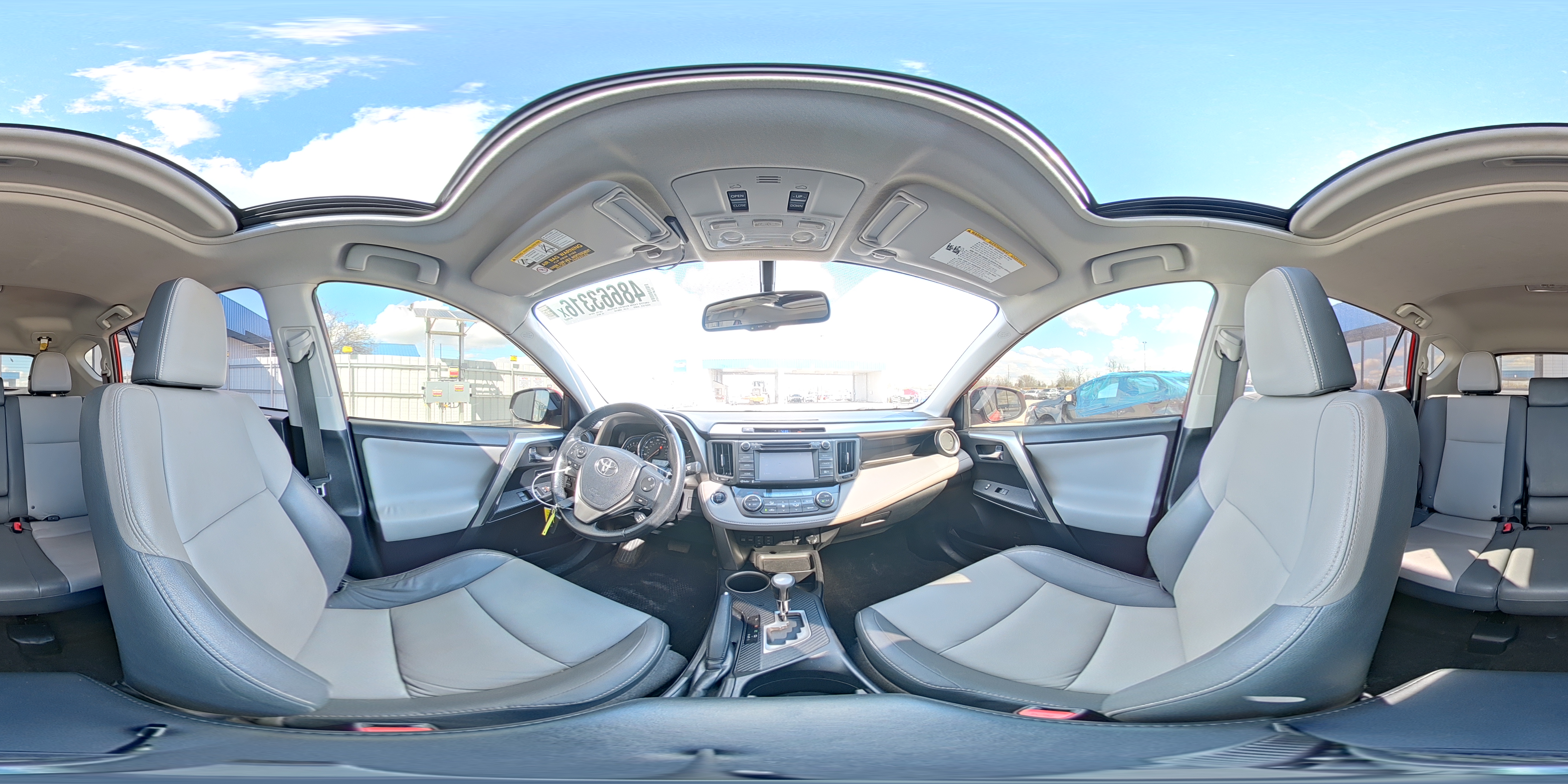 2015 Toyota Rav4 Limited Red vin: JTMDFREV2FD099110