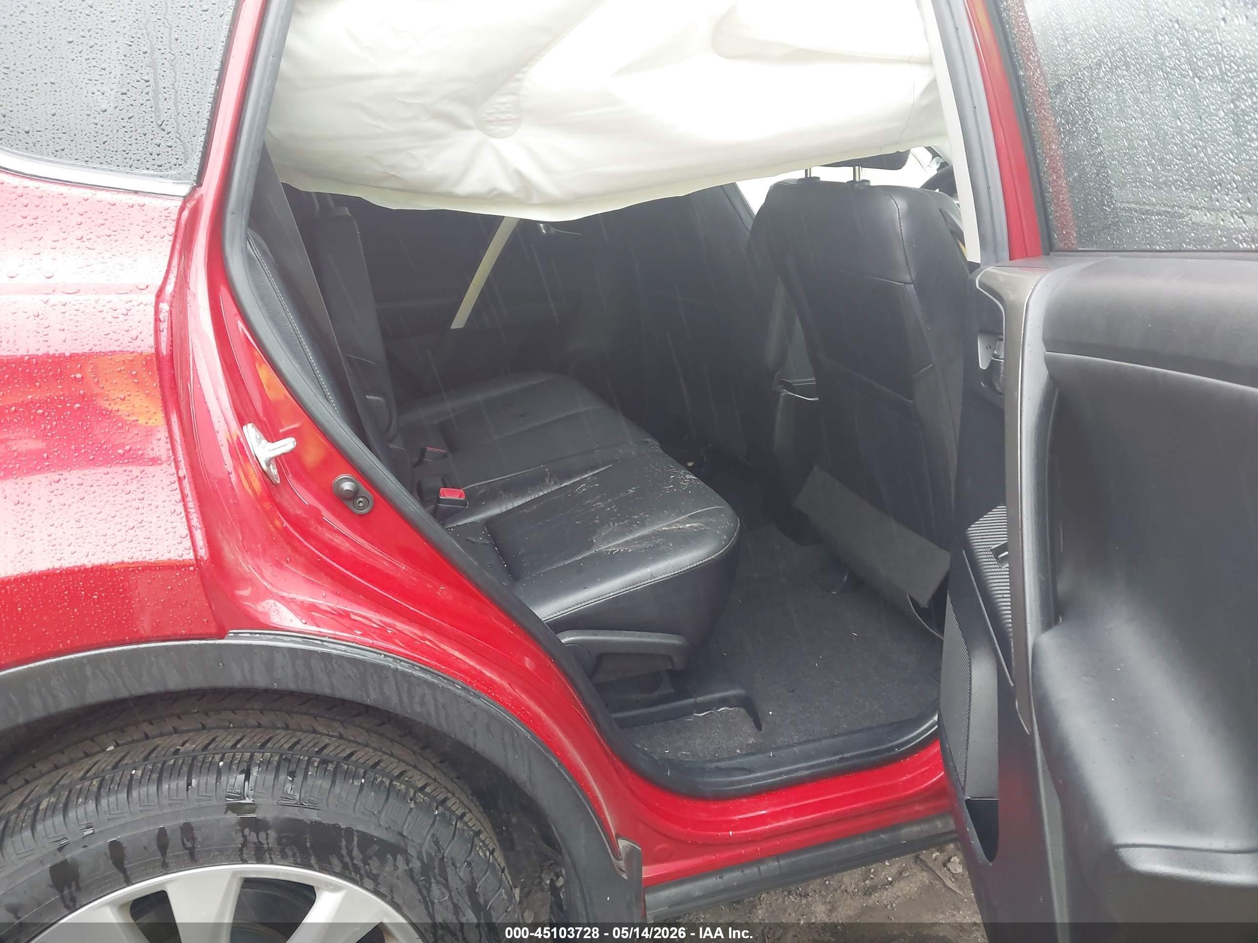 2015 Toyota Rav4 Limited Red vin: JTMDFREV2FD113216