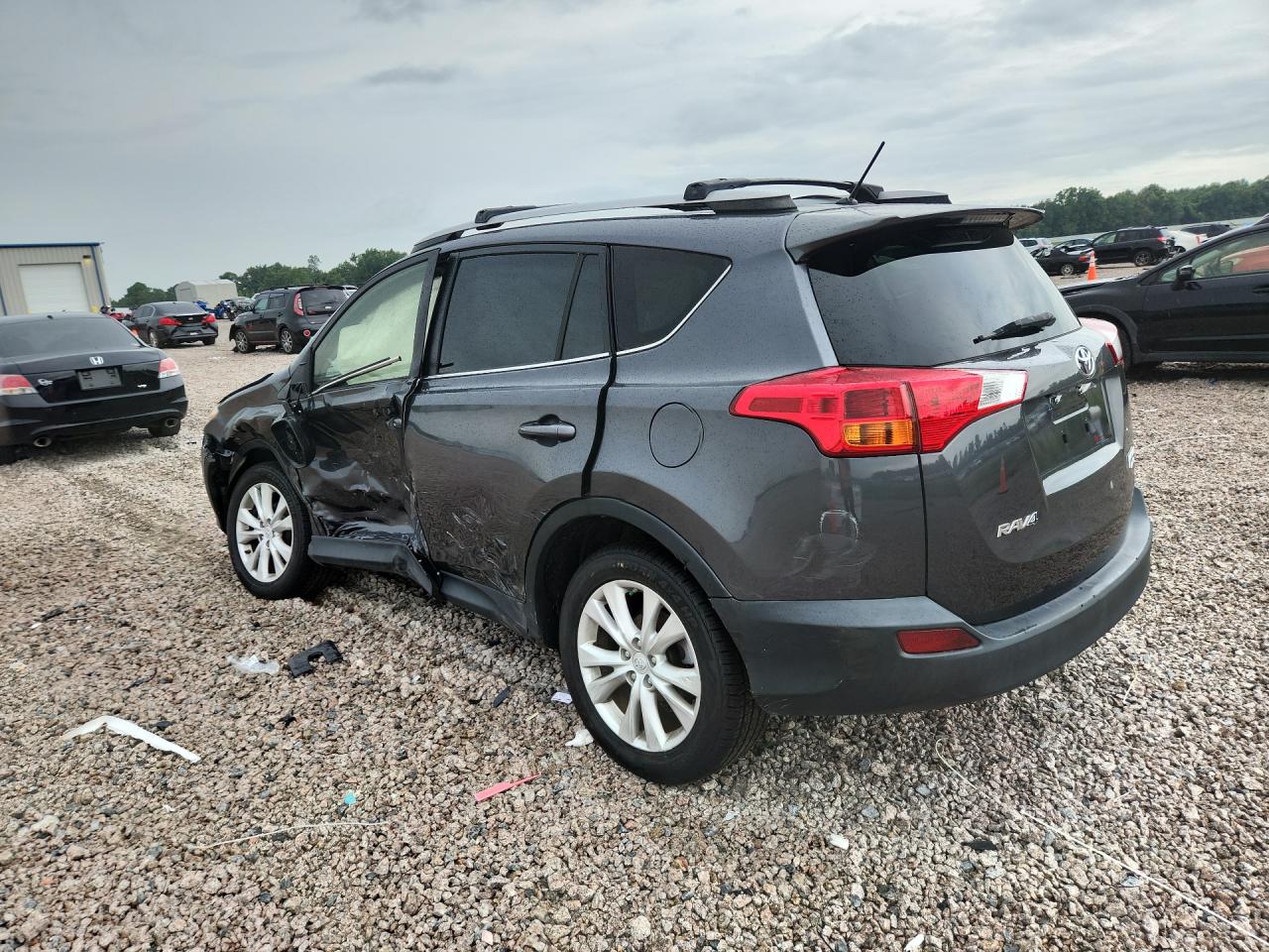 2013 Toyota Rav4 Limited Gray vin: JTMDFREV3DD014045