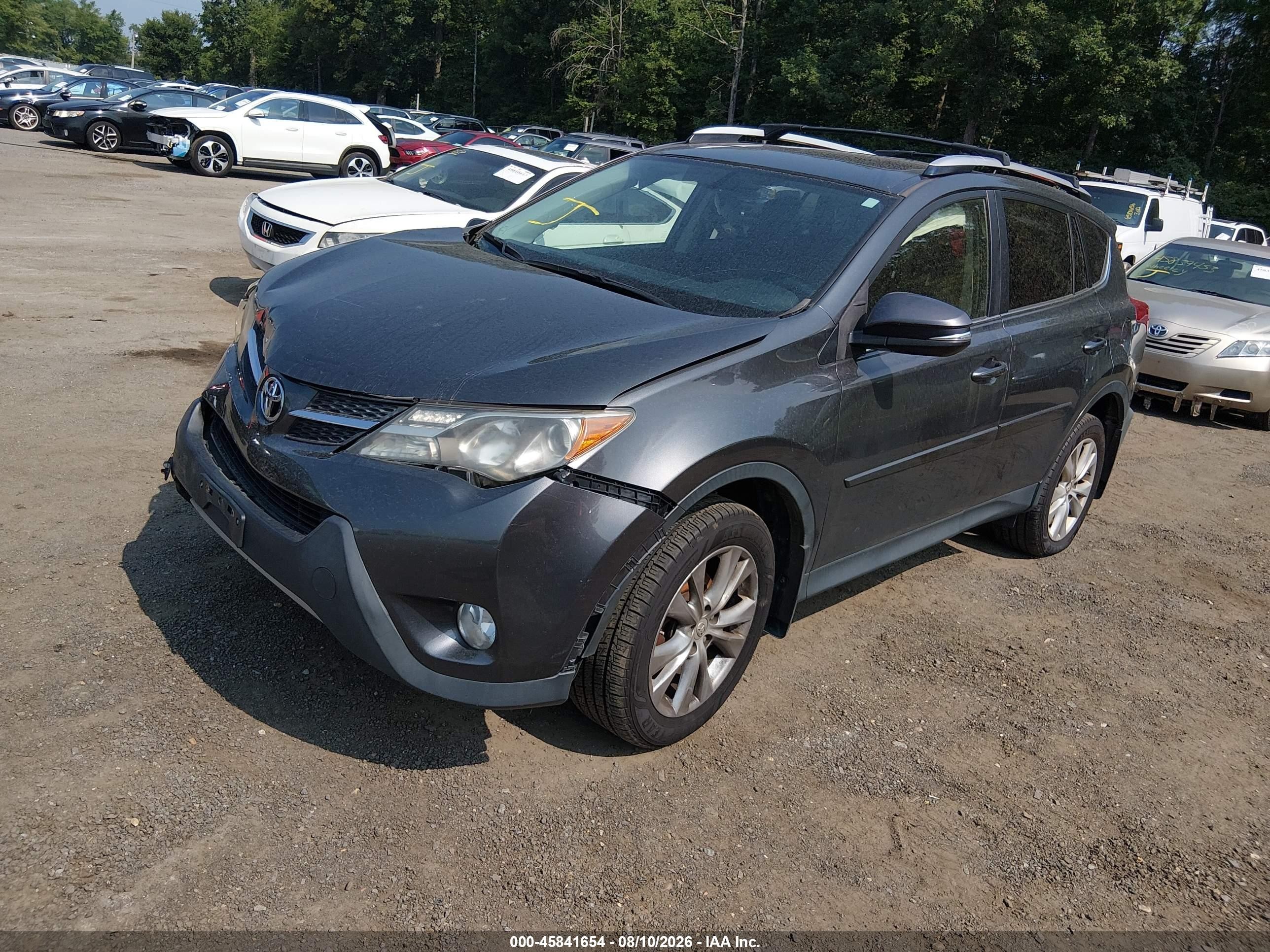 2014 Toyota Rav4 Limited Gray vin: JTMDFREV3ED087336