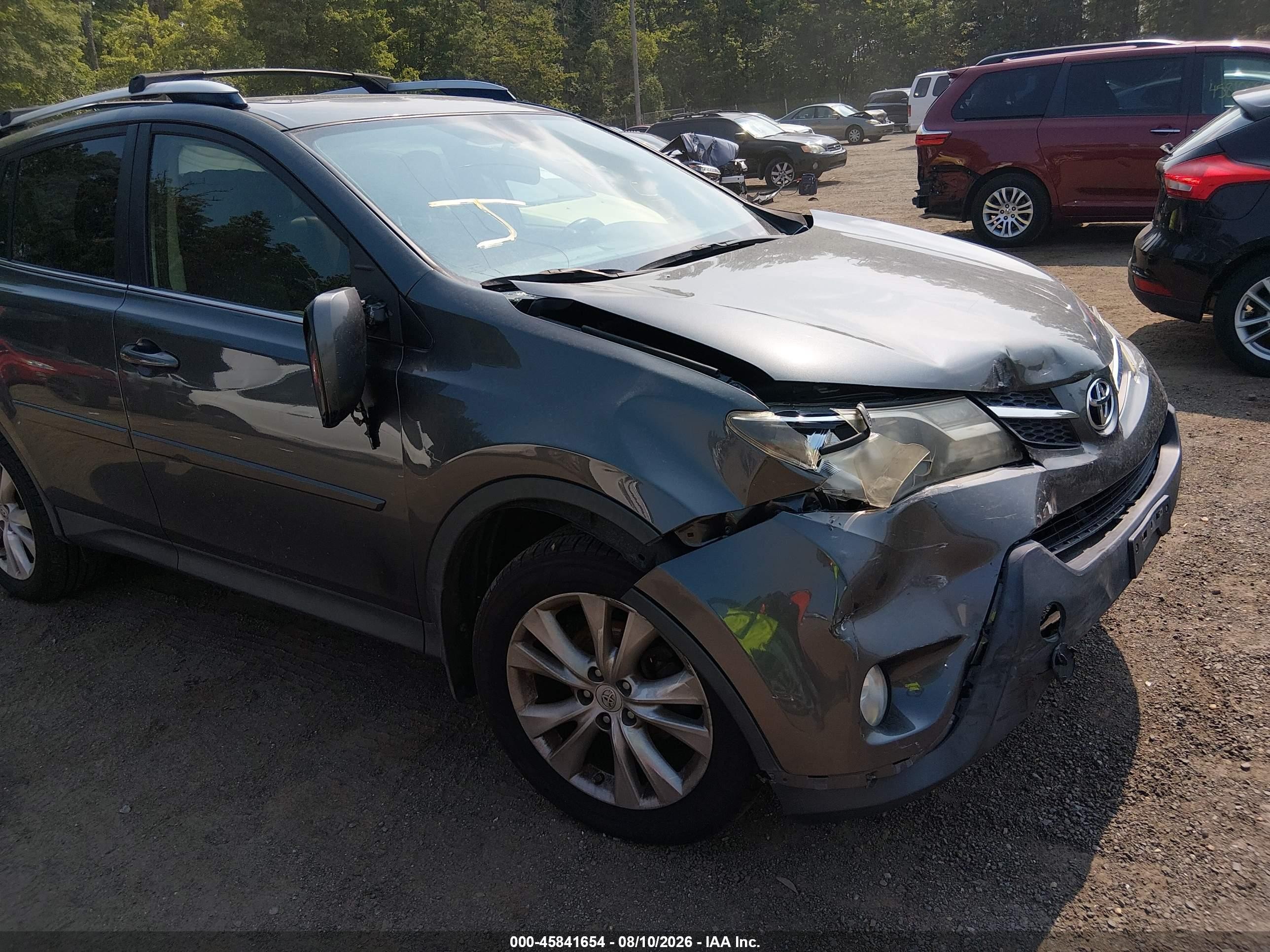 2014 Toyota Rav4 Limited Gray vin: JTMDFREV3ED087336