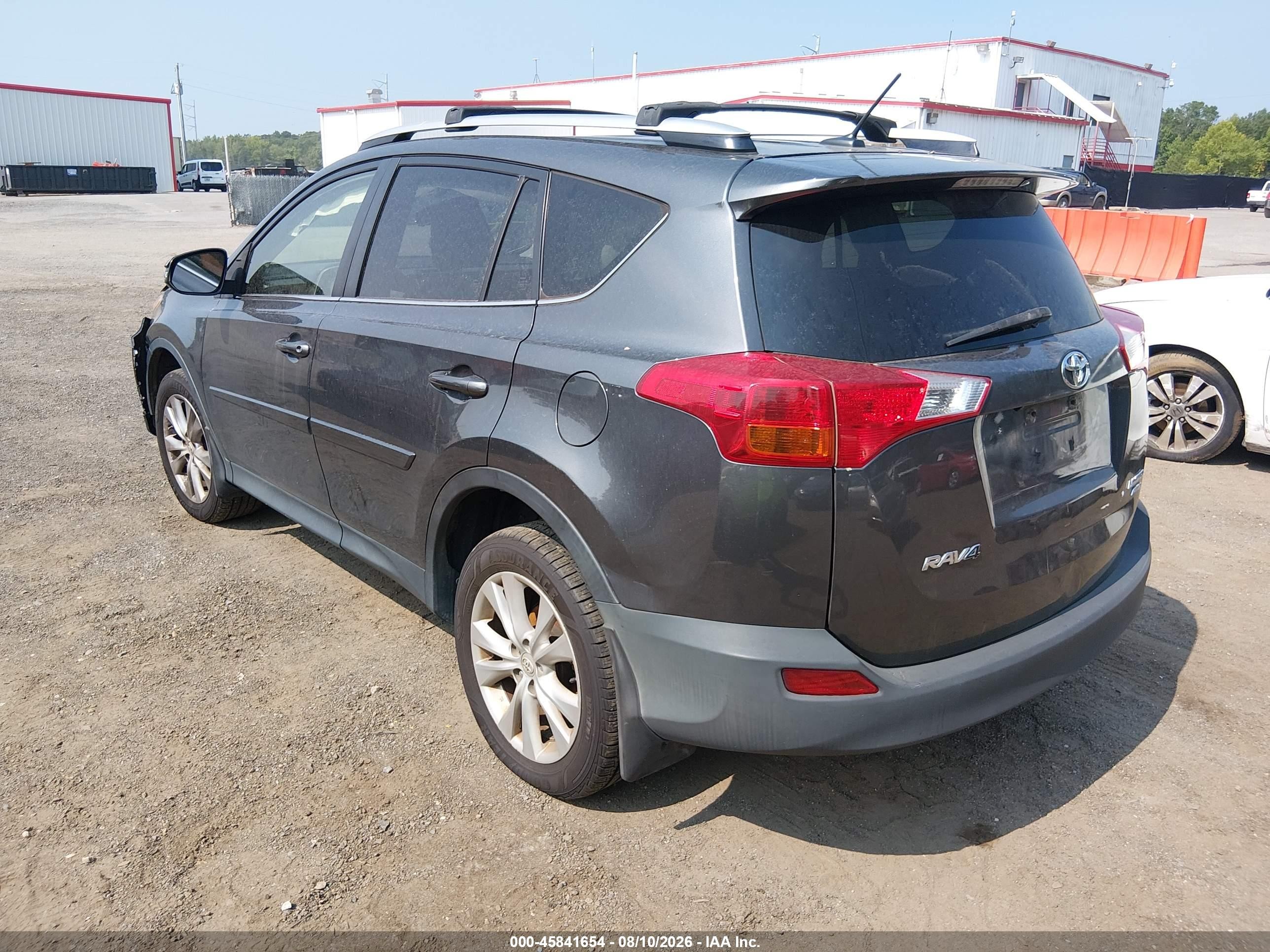 2014 Toyota Rav4 Limited Gray vin: JTMDFREV3ED087336