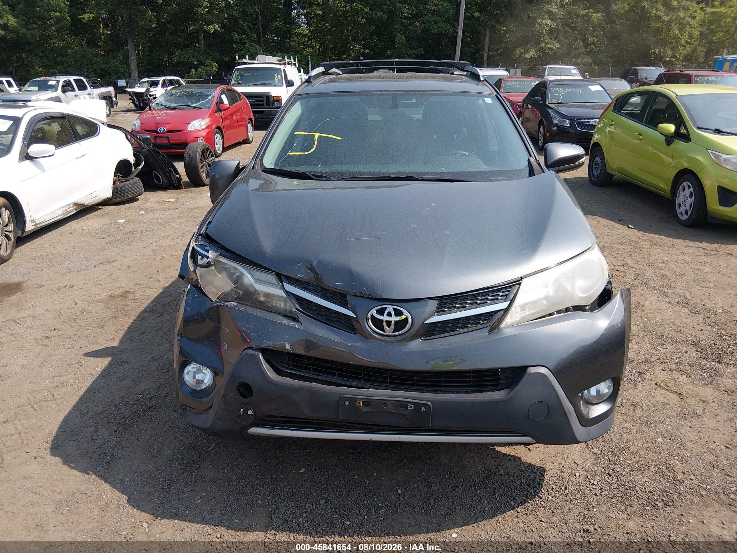 2014 Toyota Rav4 Limited Gray vin: JTMDFREV3ED087336
