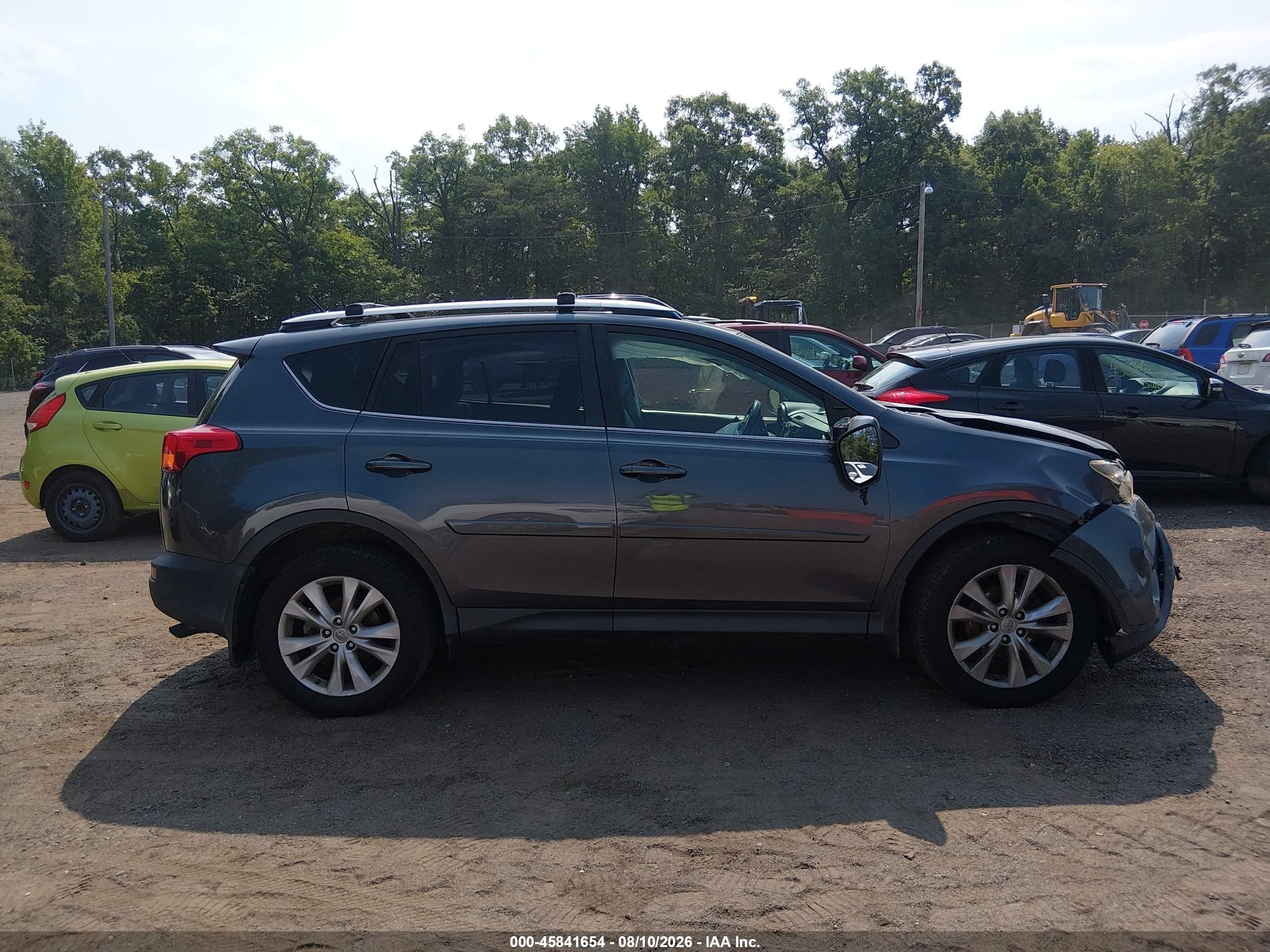 2014 Toyota Rav4 Limited Gray vin: JTMDFREV3ED087336