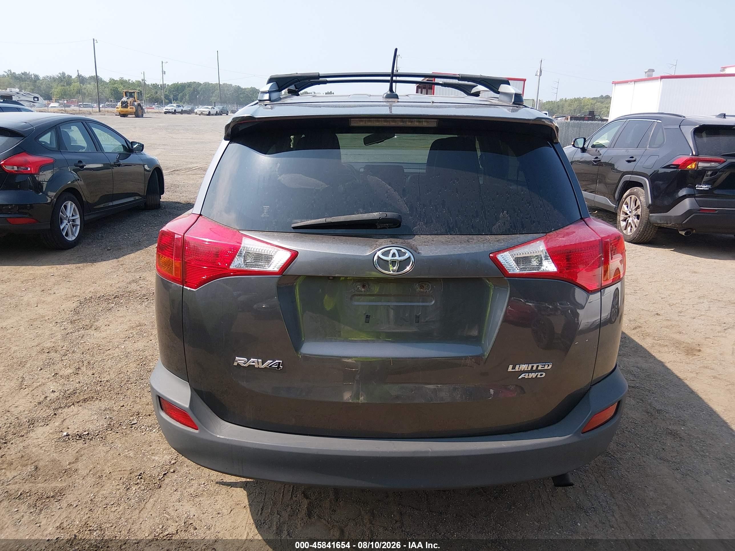 2014 Toyota Rav4 Limited Gray vin: JTMDFREV3ED087336
