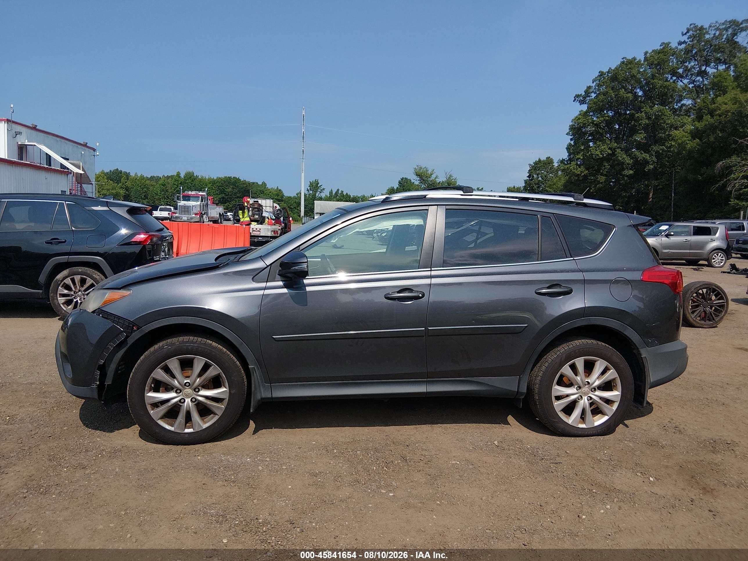 2014 Toyota Rav4 Limited Gray vin: JTMDFREV3ED087336