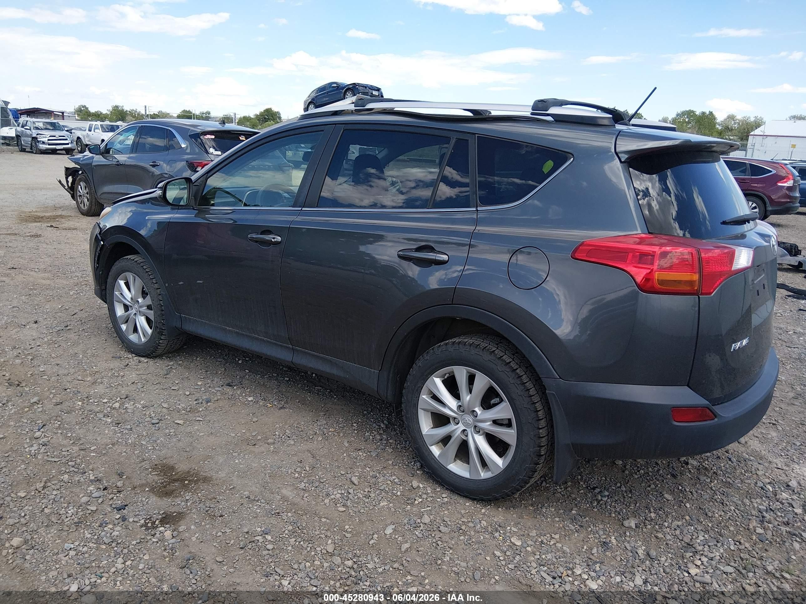 2013 Toyota Rav4 Limited Gray vin: JTMDFREV4DD007167