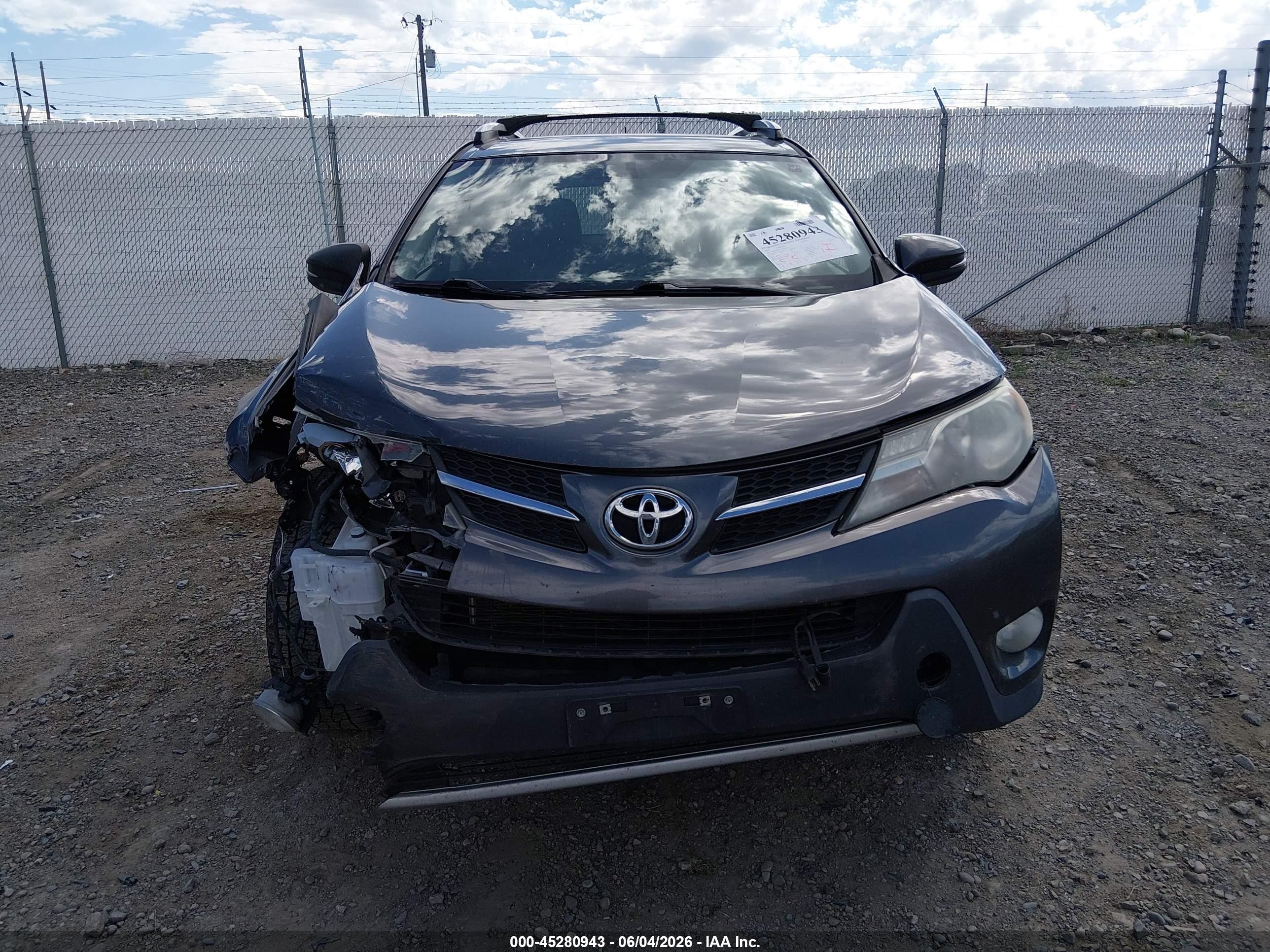 2013 Toyota Rav4 Limited Gray vin: JTMDFREV4DD007167